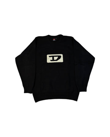 Vintage Diesel Knitted Sweater Black (M)