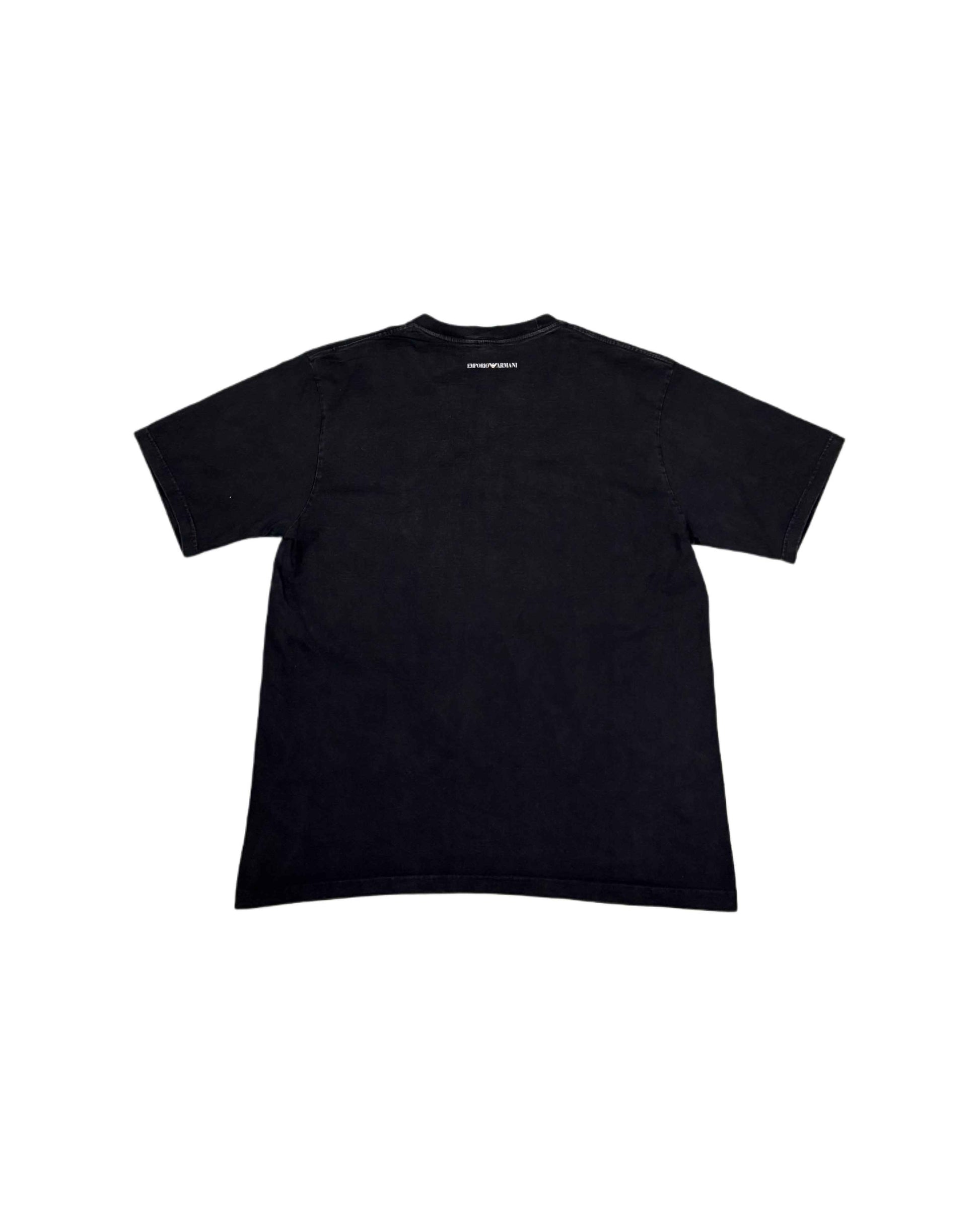 Vintage Emporio Armani Heavyweight T-shirt Black (XL) - Gods Thrift Athens