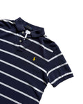 Vintage Polo Ralph Lauren Polo T-shirt Navy Blue (M) - Gods Thrift Athens