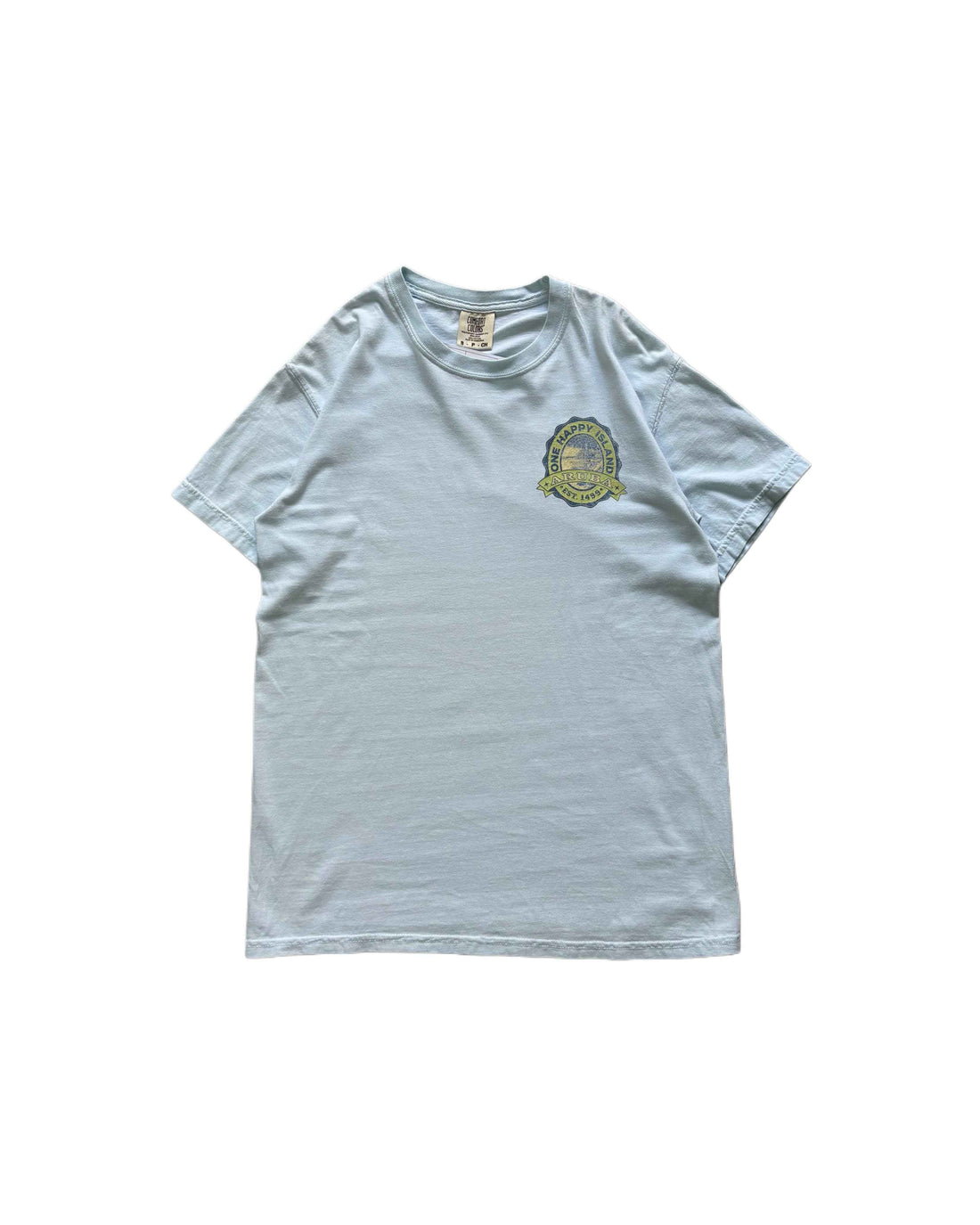 Unbranded Surf T-shirt Baby Blue (S) - Gods Thrift Athens