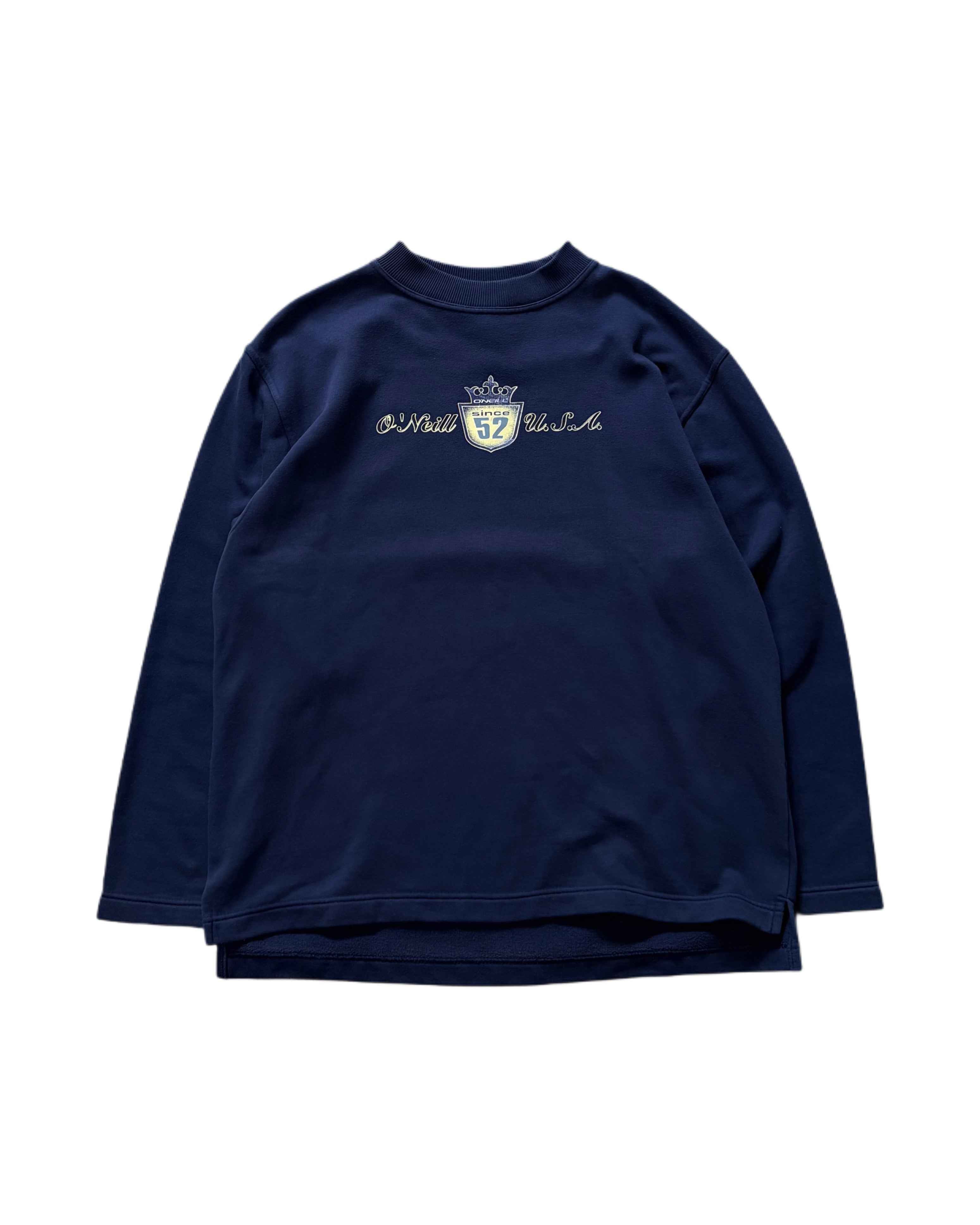 Vintage O'neil Crewneck Navy Blue (L) - Gods Thrift Athens