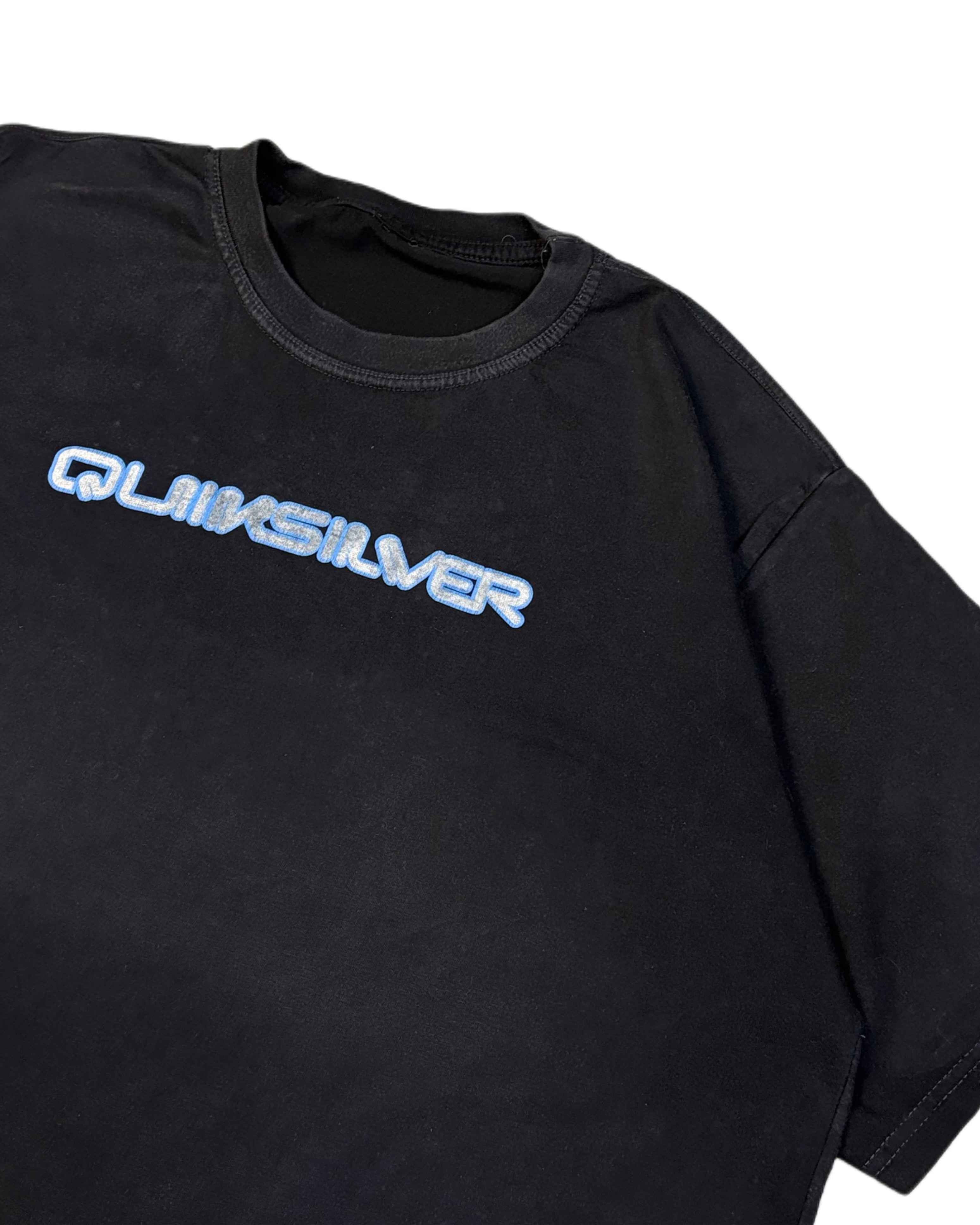 Vintage Quiksilver T-shirt Navy Blue (2XL) - Gods Thrift Athens