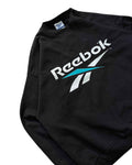 Vintage Reebok Crewneck Black (M) - Gods Thrift Athens