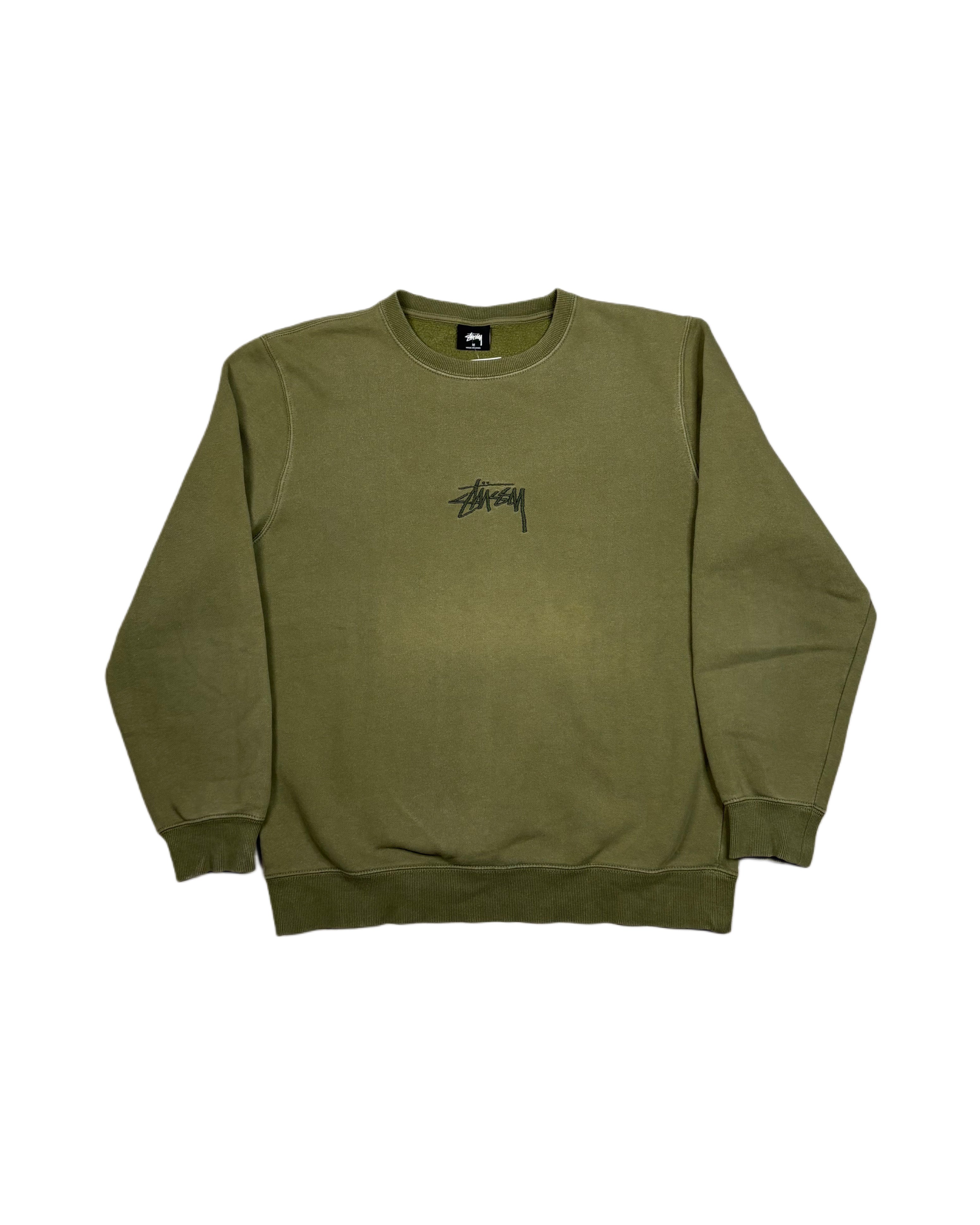 Stussy Crewneck Olive (M)