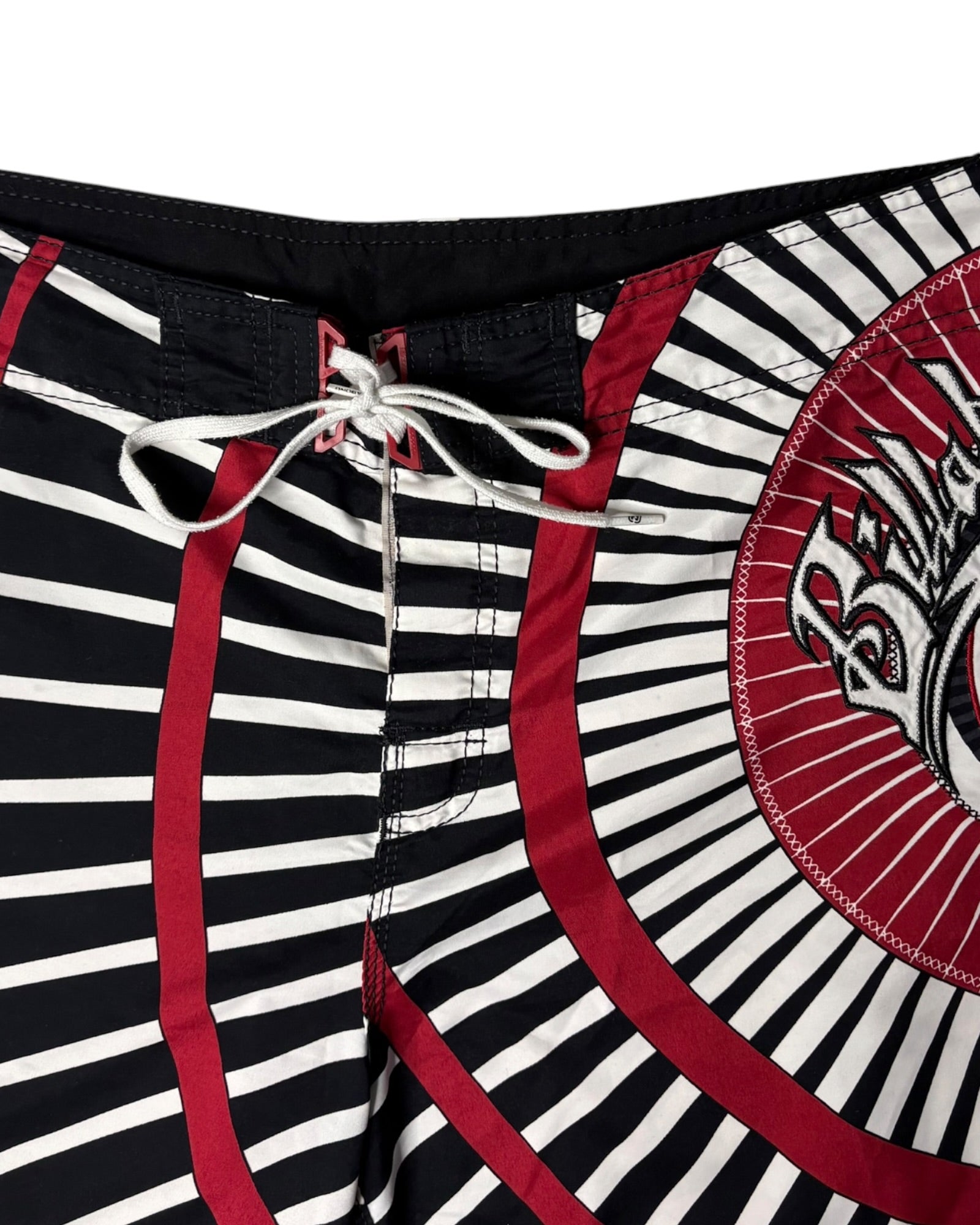 Vintage 2000s Billabong Rising Sun Boardshorts | Black | W36