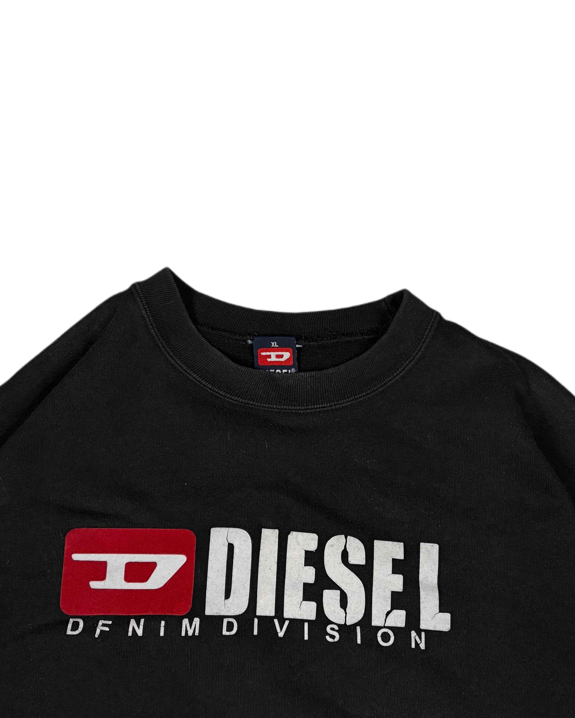Vintage Diesel Crewneck Black (XL) - Gods Thrift Athens
