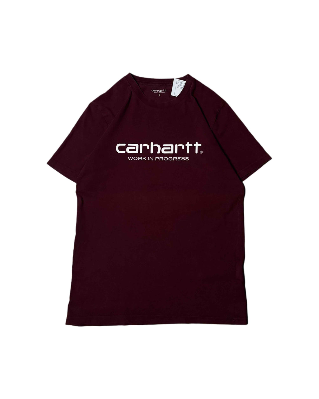 Carhartt T-shirt Burgudy (S) - Gods Thrift Athens