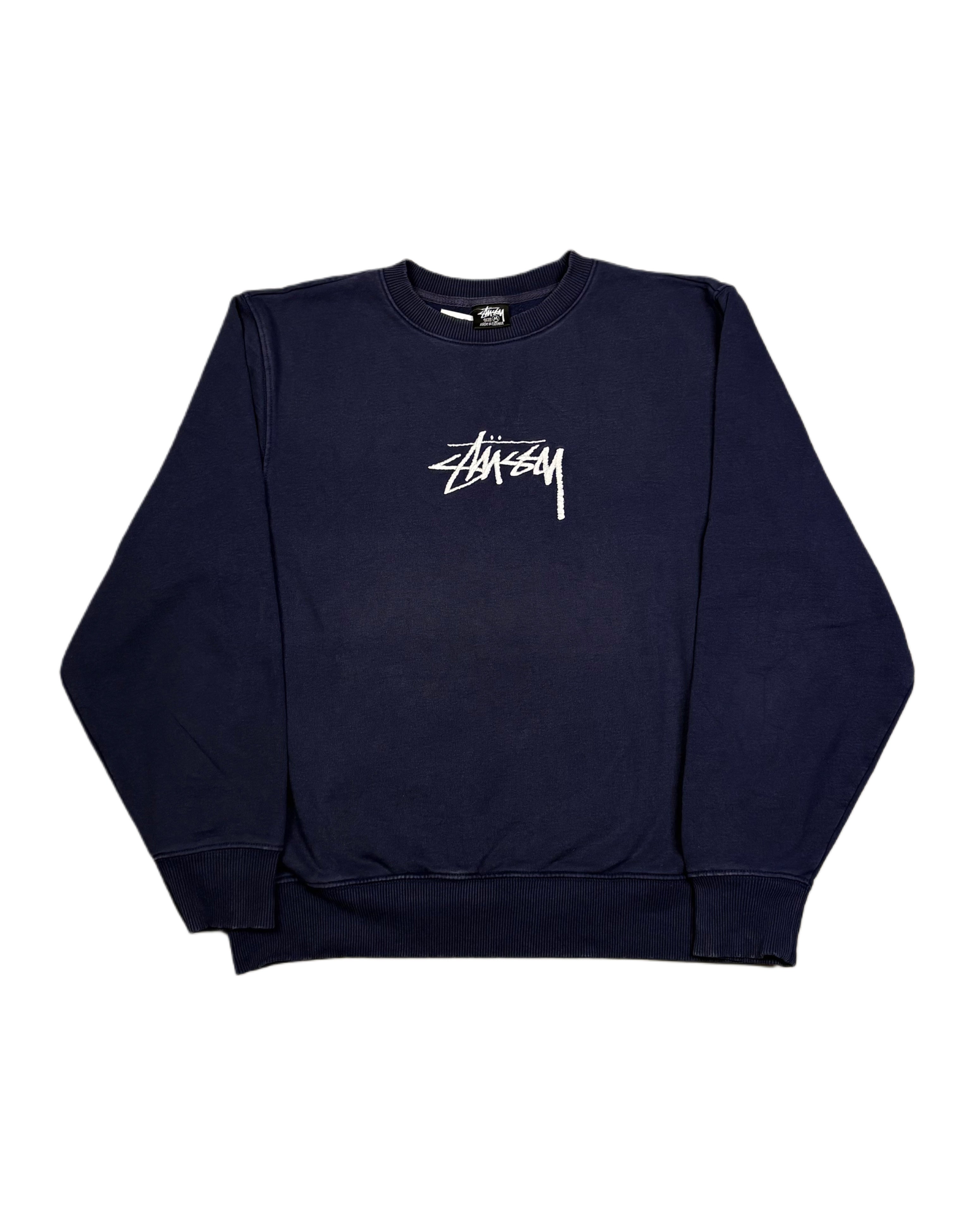 Stussy Crewneck Navy Blue (M)