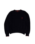 Vintage 1990s Ferrari Knit Sweater Black (M)