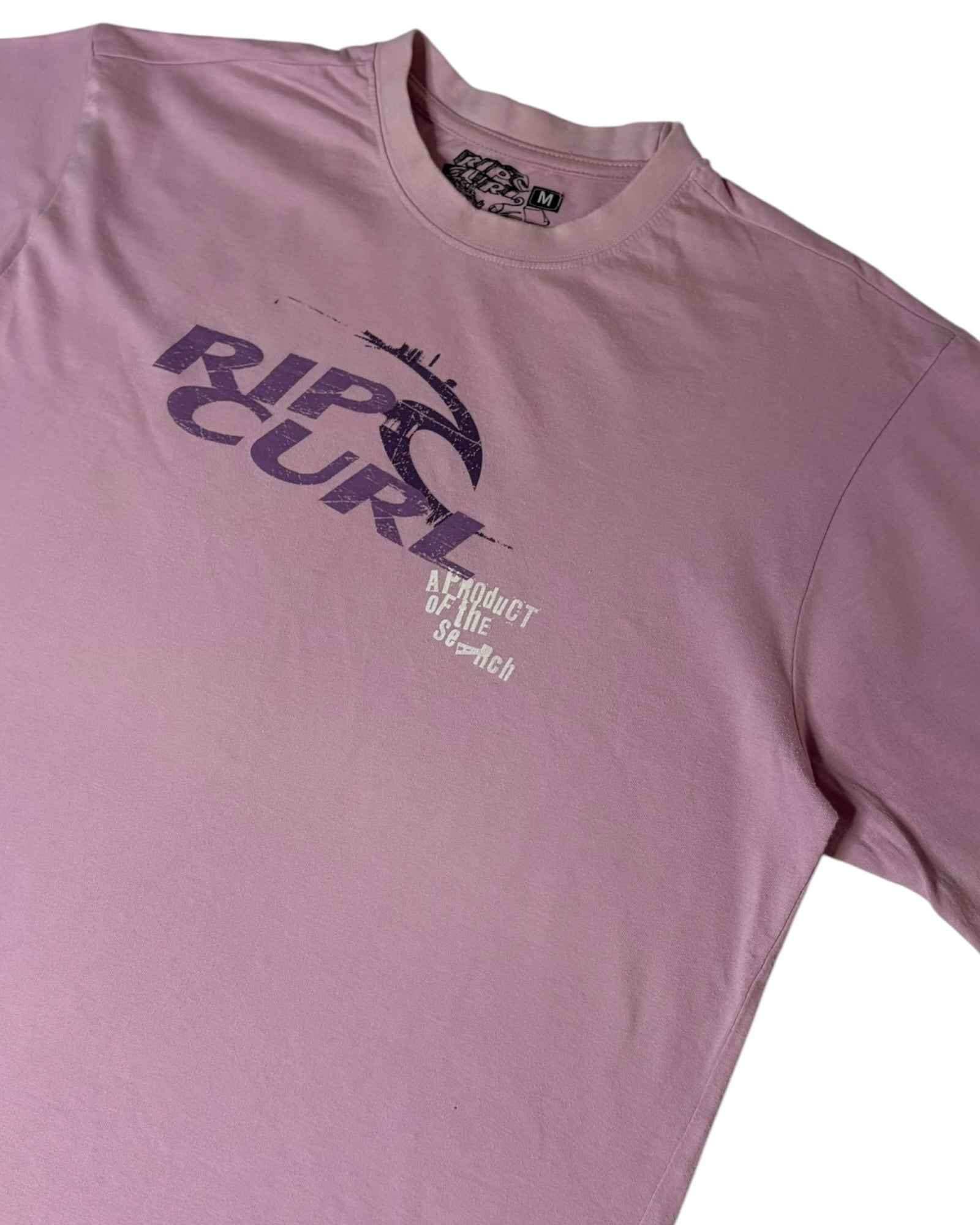 Vintage 2000s Rip Curl Sample Tee | Baby Pink | Size M