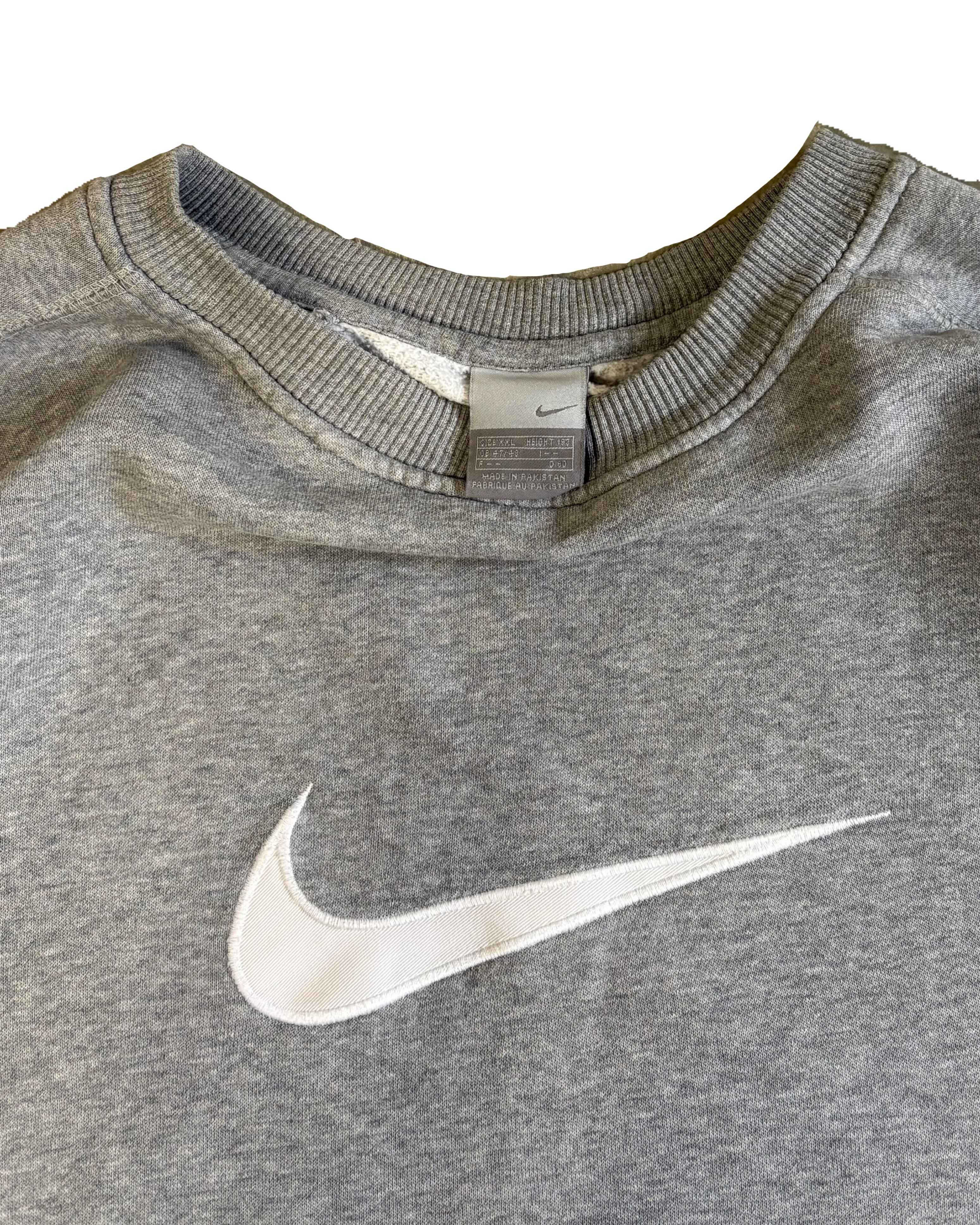 00s Nike Crewneck Grey (2XL) - Gods Thrift Athens