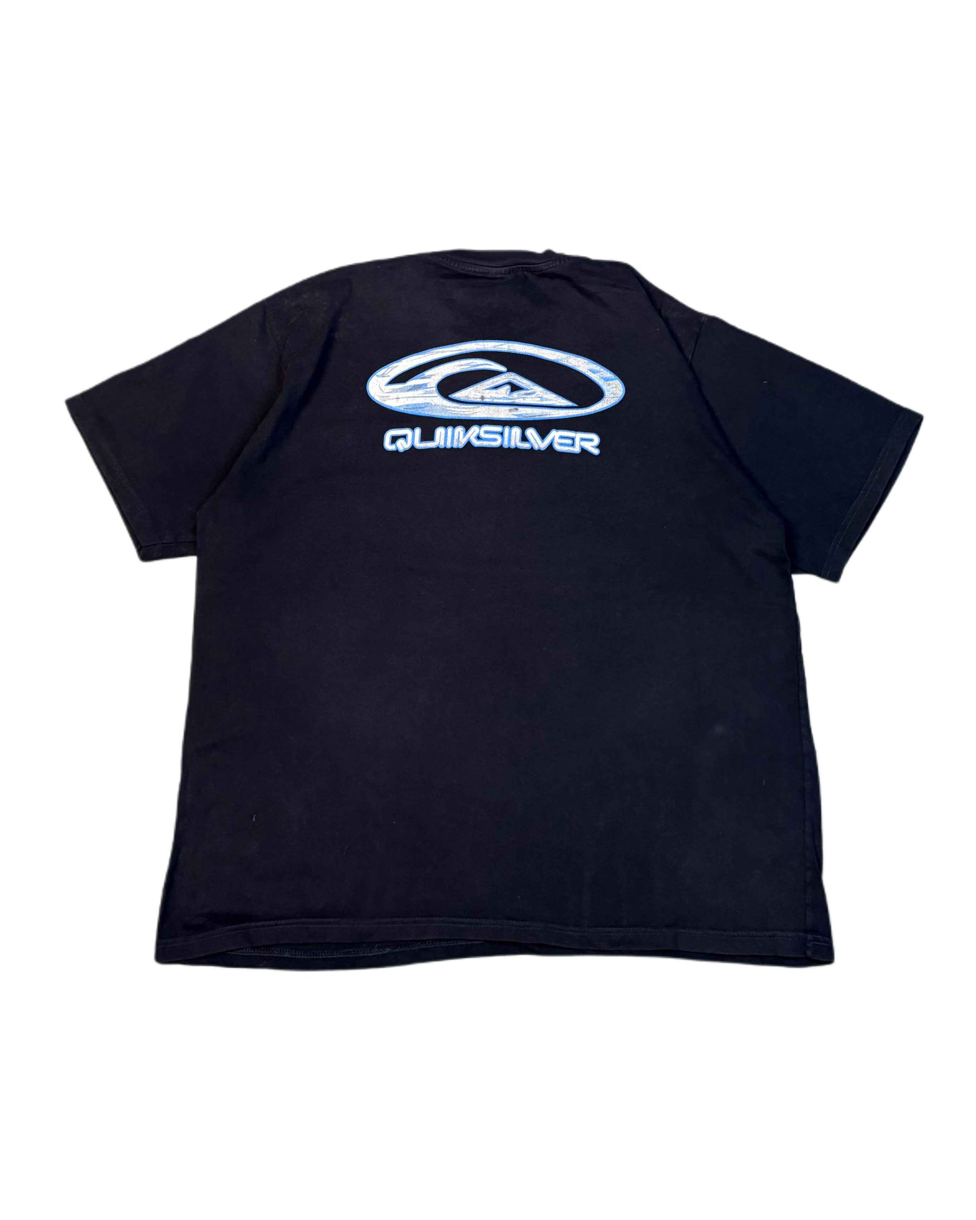 Vintage Quiksilver T-shirt Navy Blue (2XL) - Gods Thrift Athens