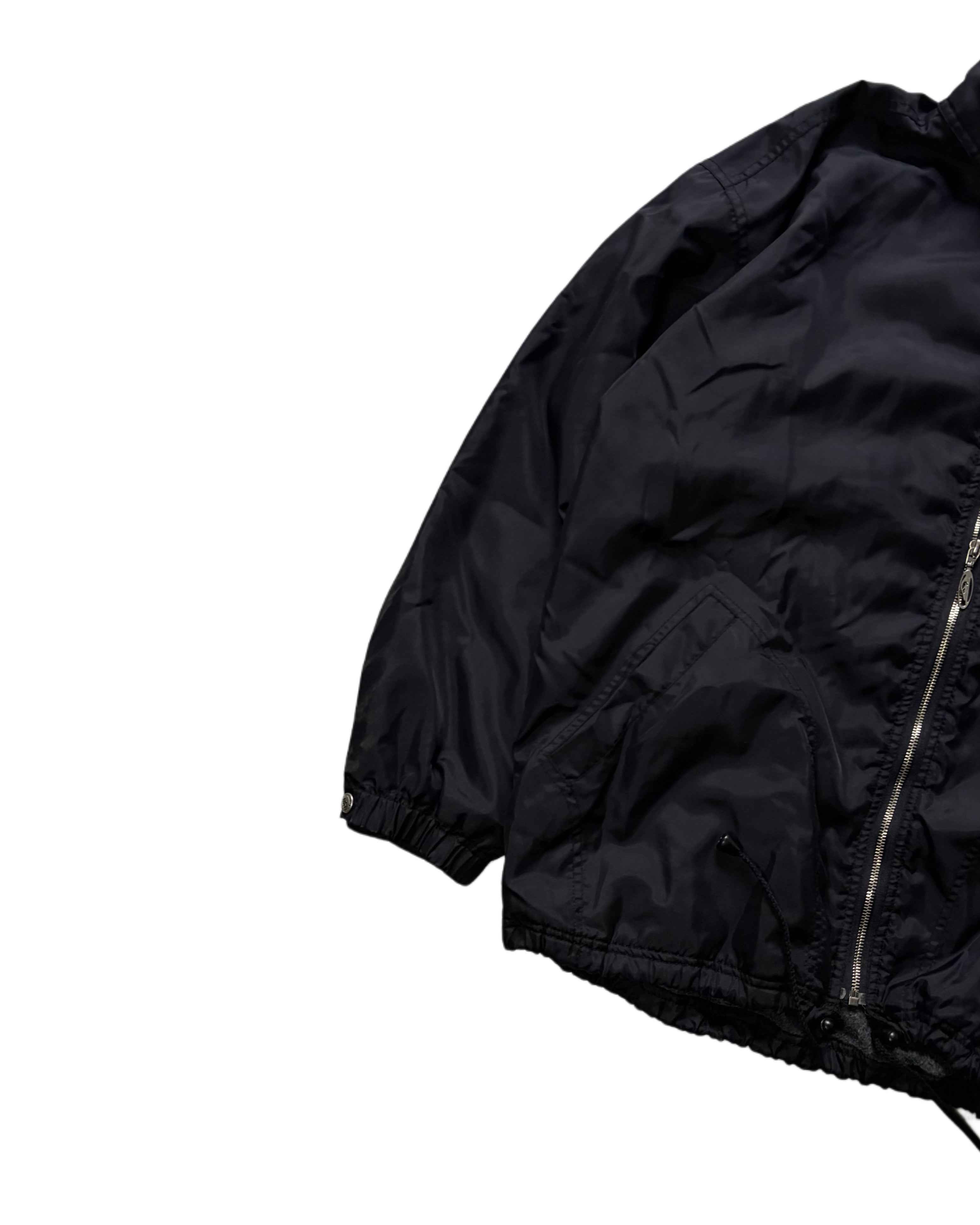 Vintage Quiksilver Coat Black (M) - Gods Thrift Athens