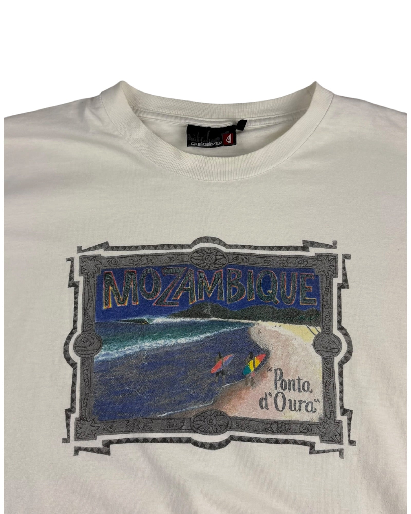 Vintage Quiksilver Tee | White | Size L