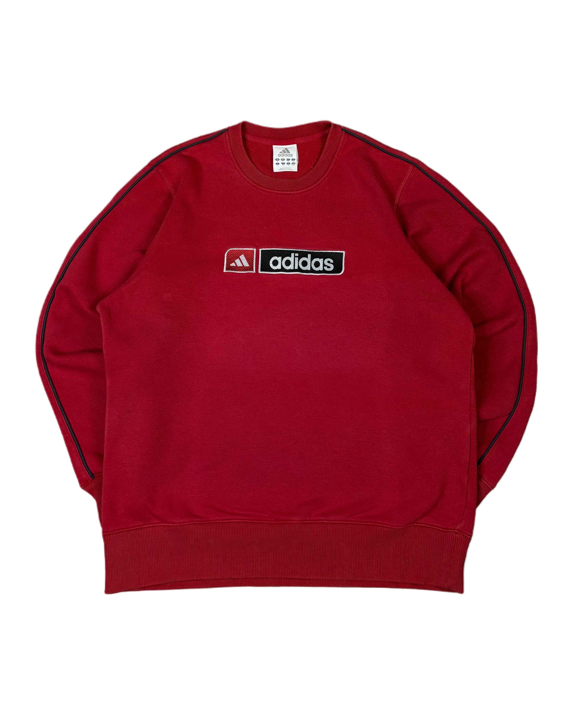 Vintge Adidas Crewneck Red (M)