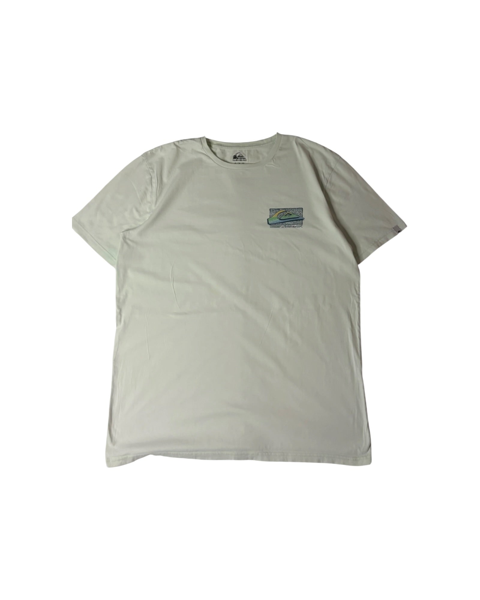 Vintage Quiksilver Tee | Light Green | Size XL | Grade B