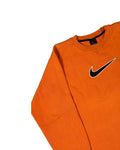 Vintage Nike Center Swoosh Crewneck - Made in Greece Orange (M)