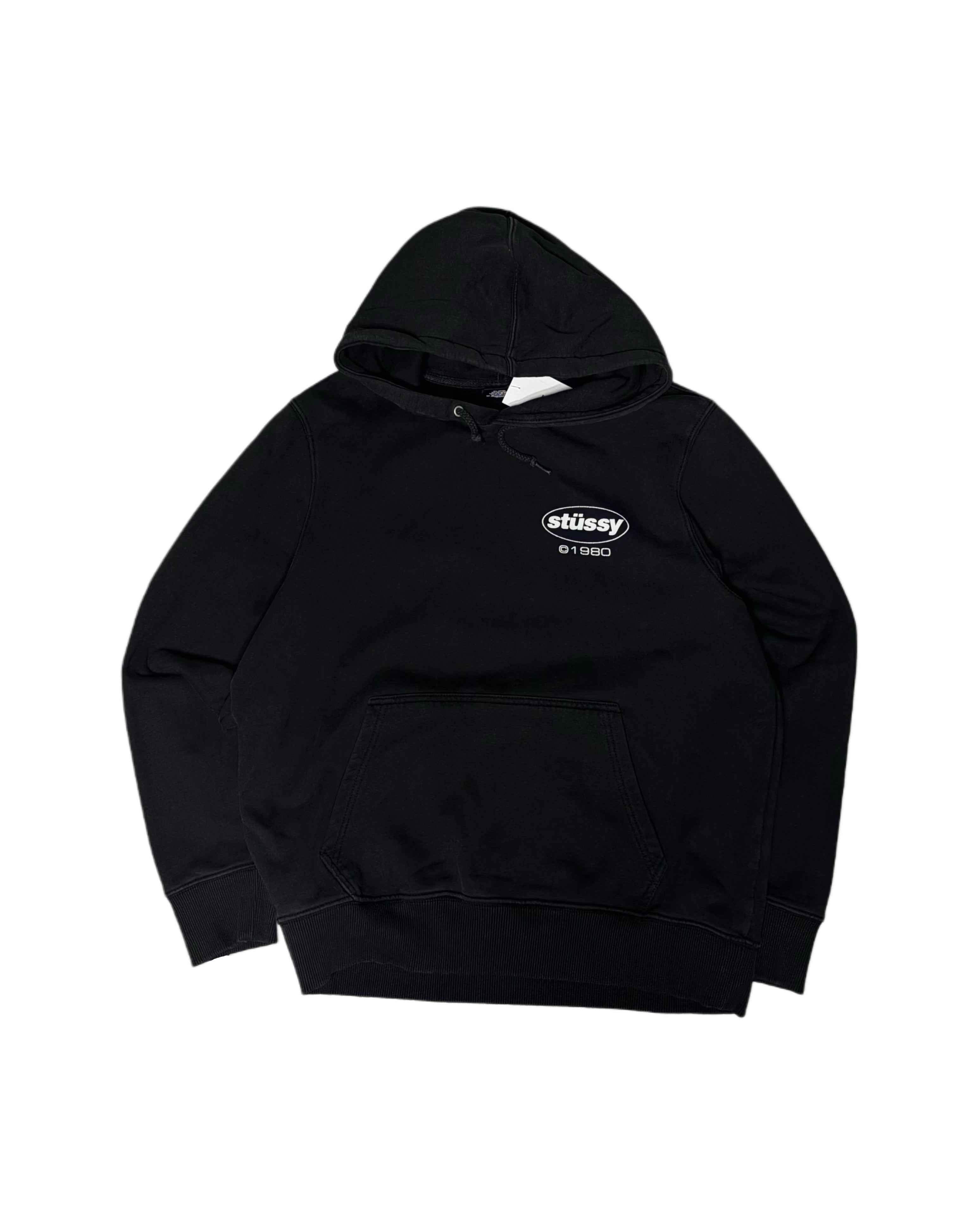 Stussy Hoodie Black (M) - Gods Thrift Athens