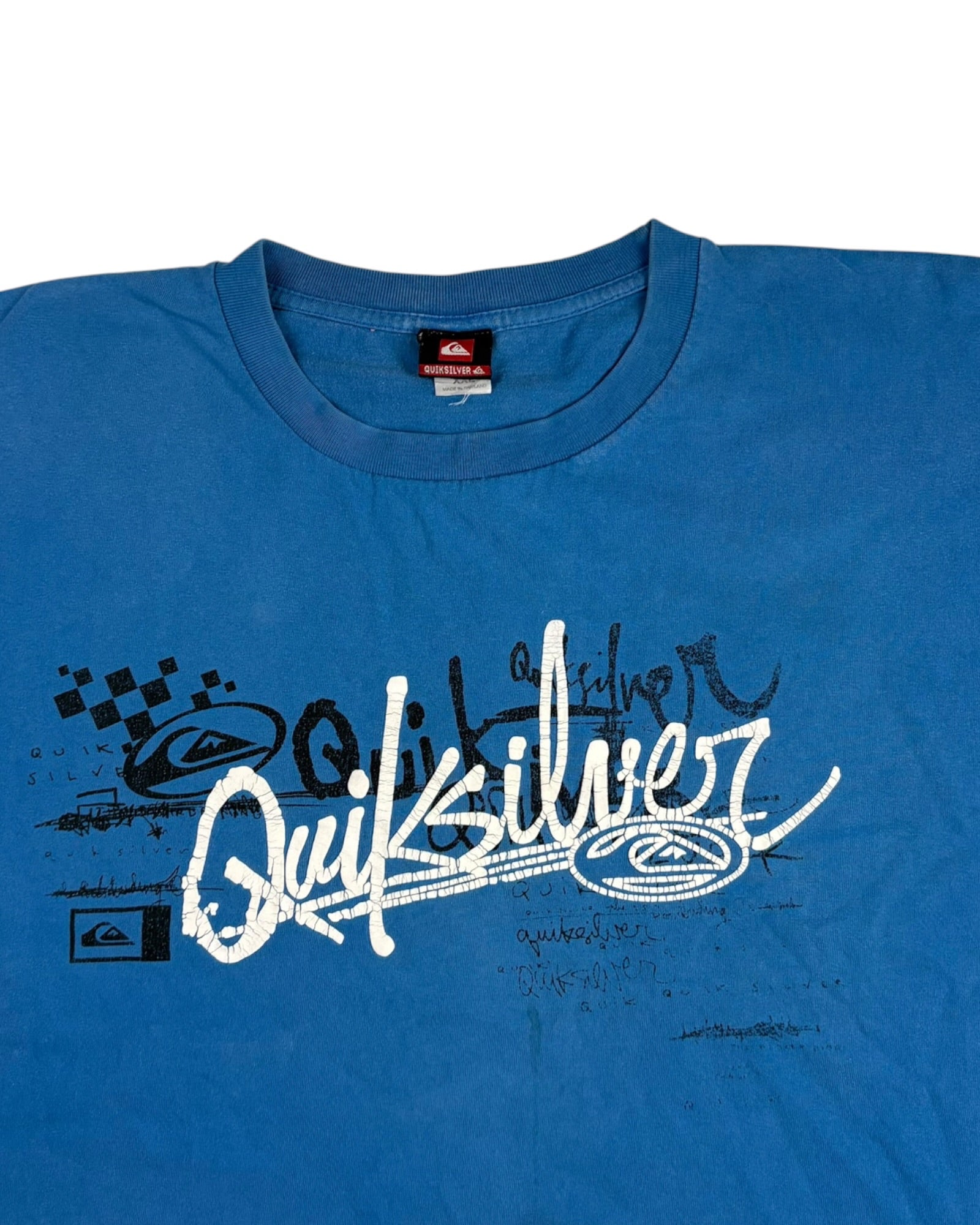 Vintage Quiksilver Tee | Blue | Size XXL | Grade B