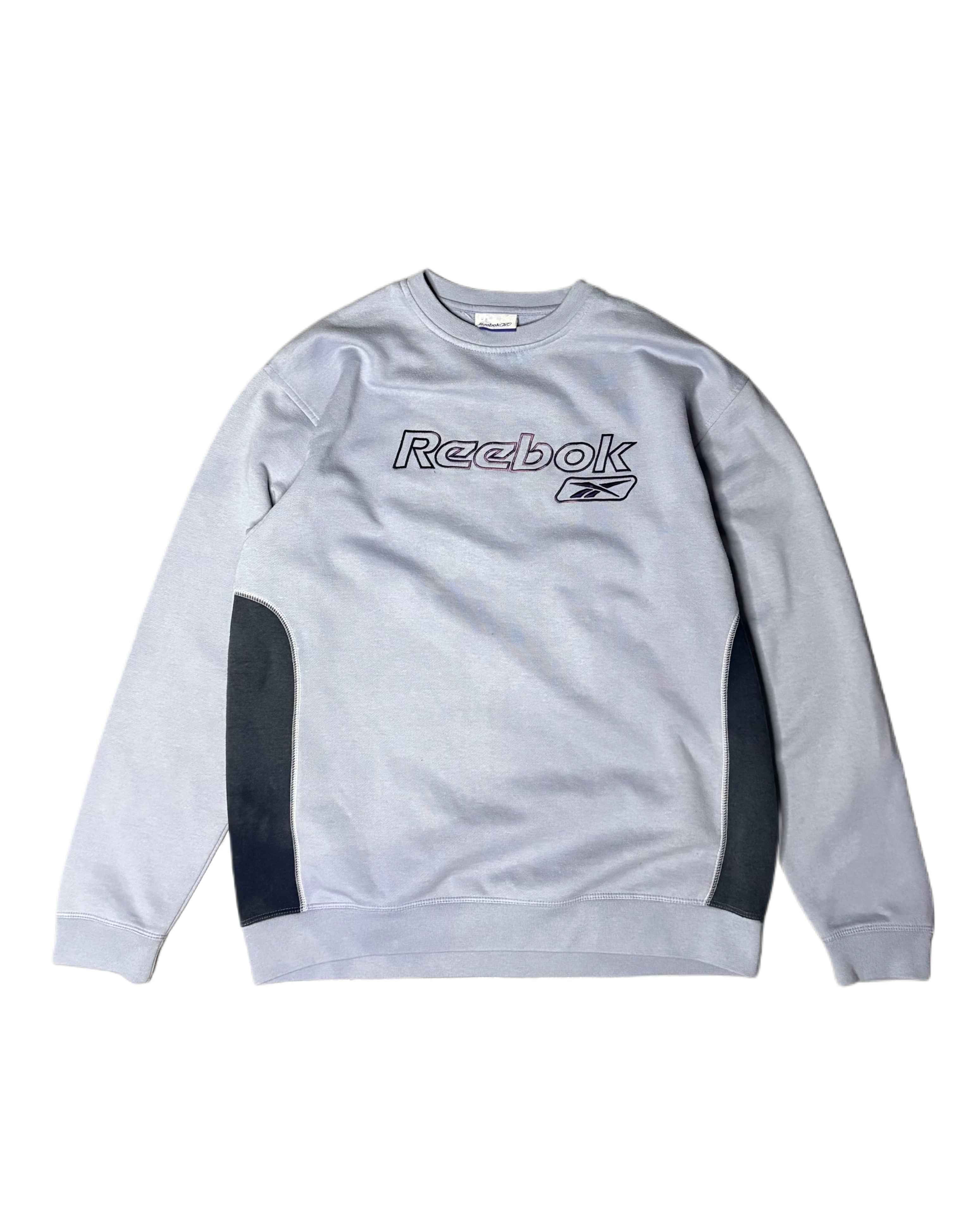 Vintage Reebok Crewneck Navy Blue (L) - Gods Thrift Athens