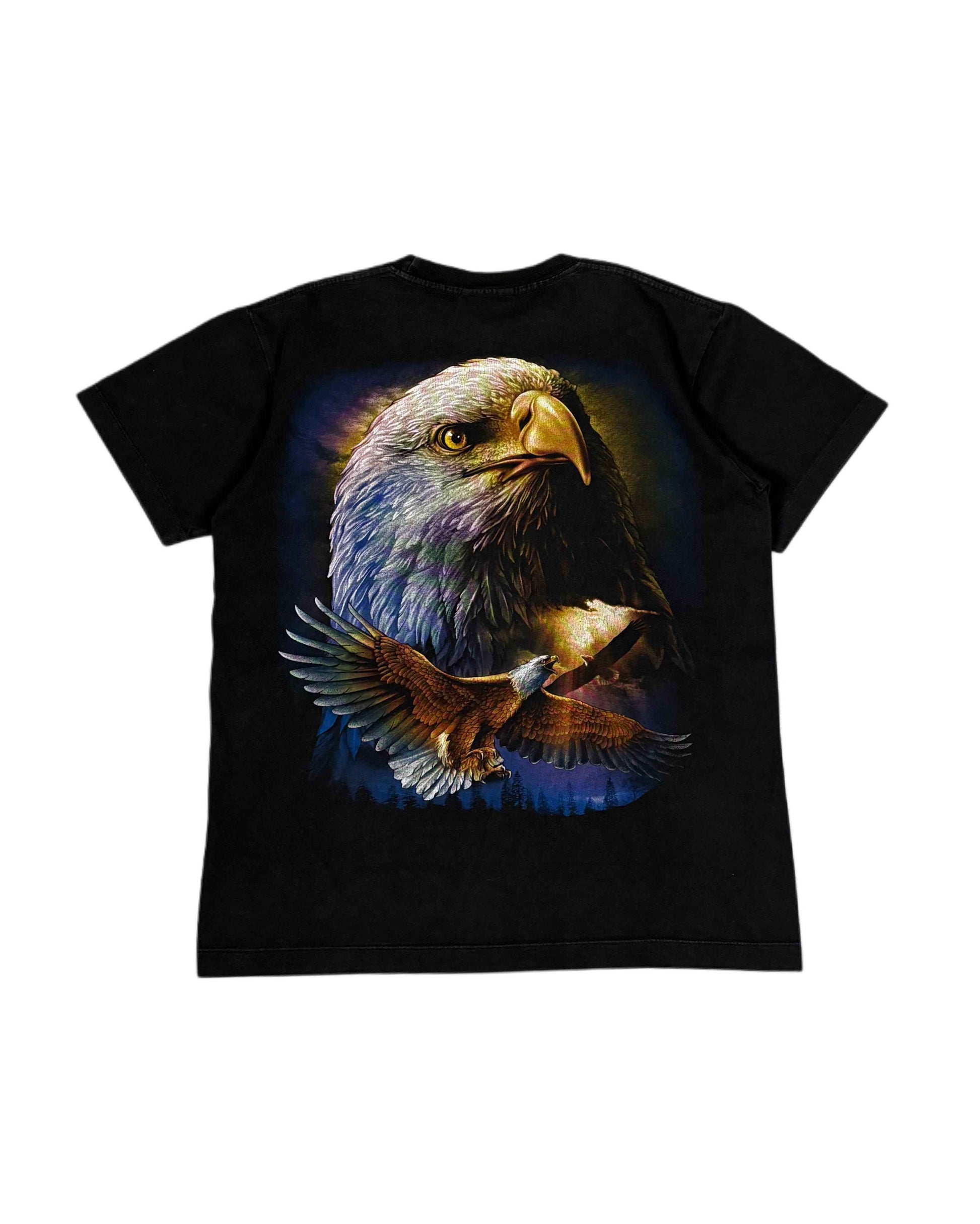 Vintage Graphic T-Shirt Black (M) - Gods Thrift Athens