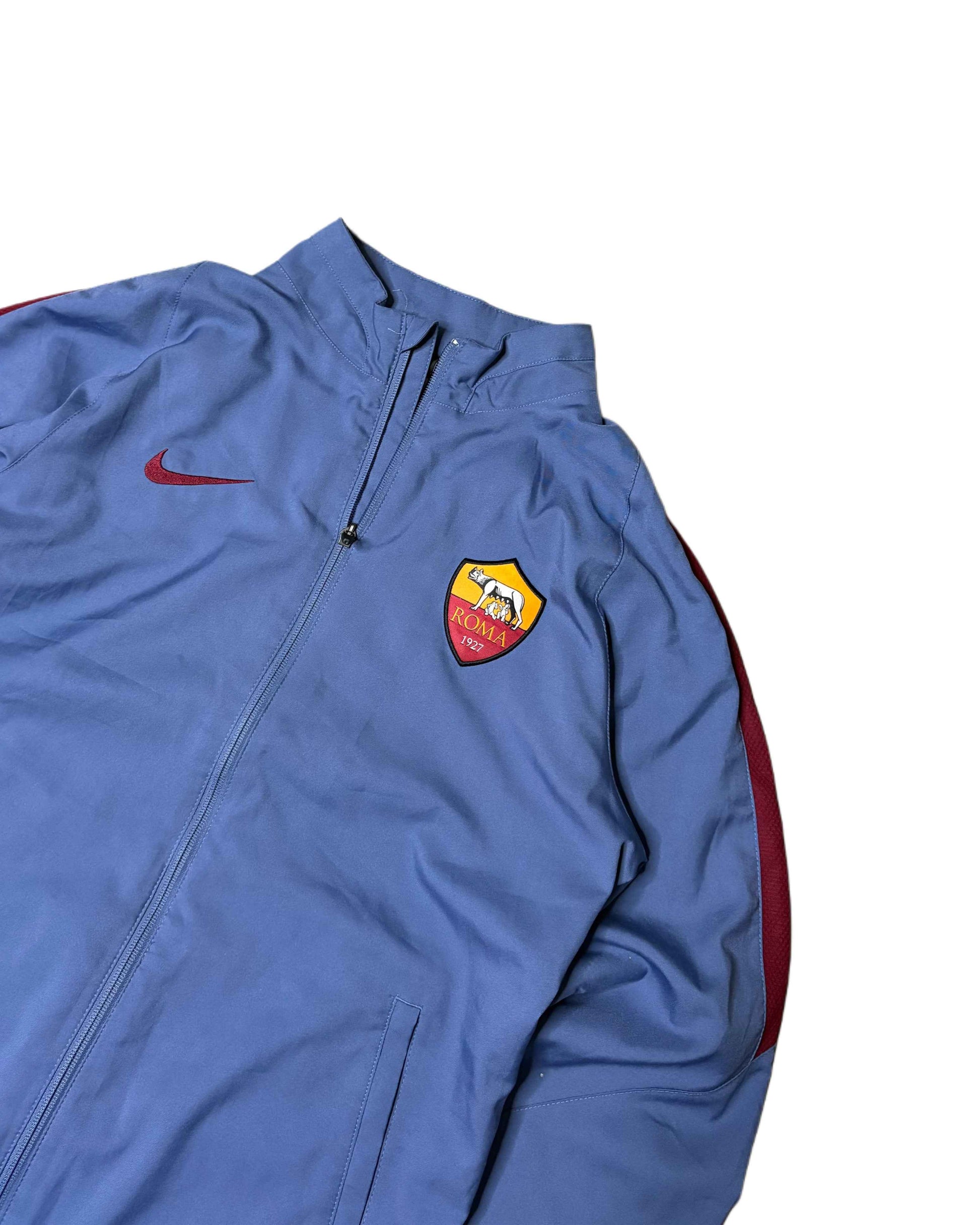 00s Nike Roma Vintage Trackjacket Blue (L) - Gods Thrift Athens