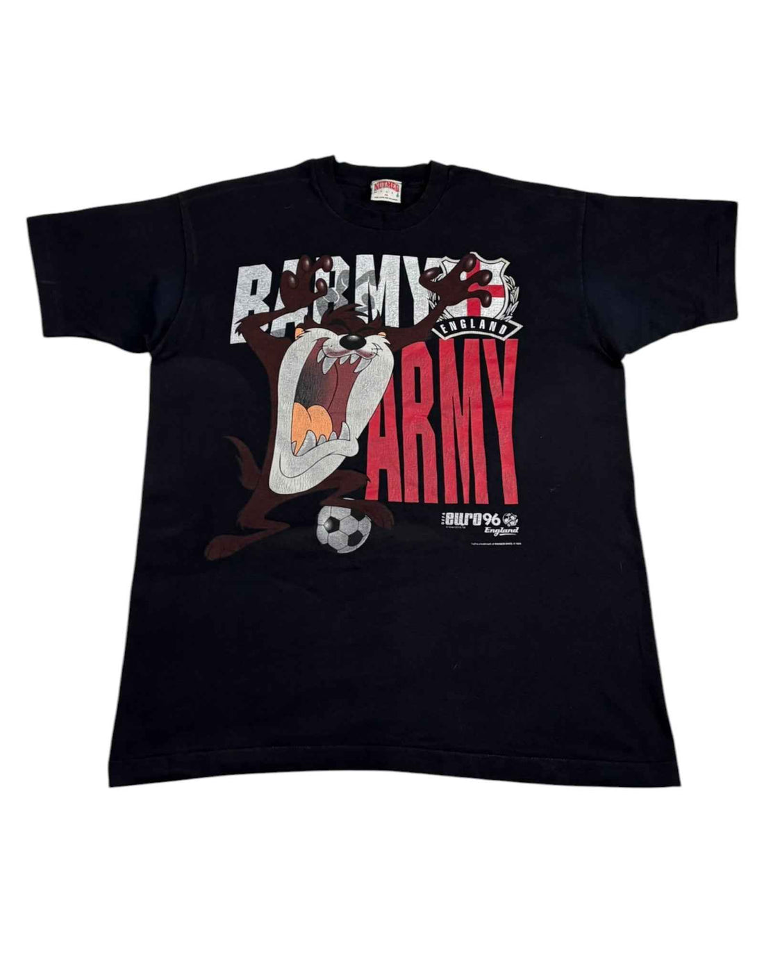 Vintage 1996 Taz Euro Nutmeg  Single Stitch Tee | Size L