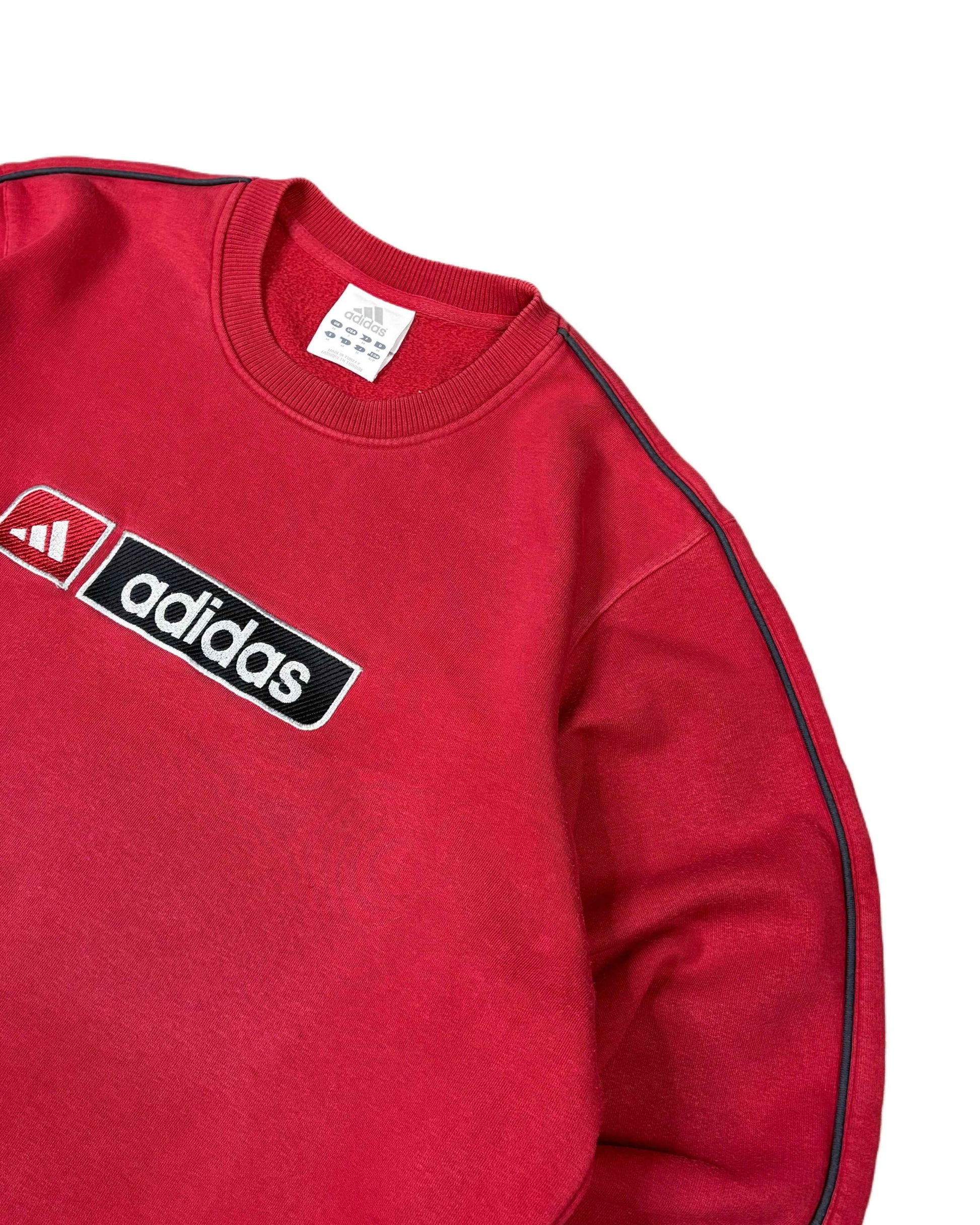 Vintge Adidas Crewneck Red (M)