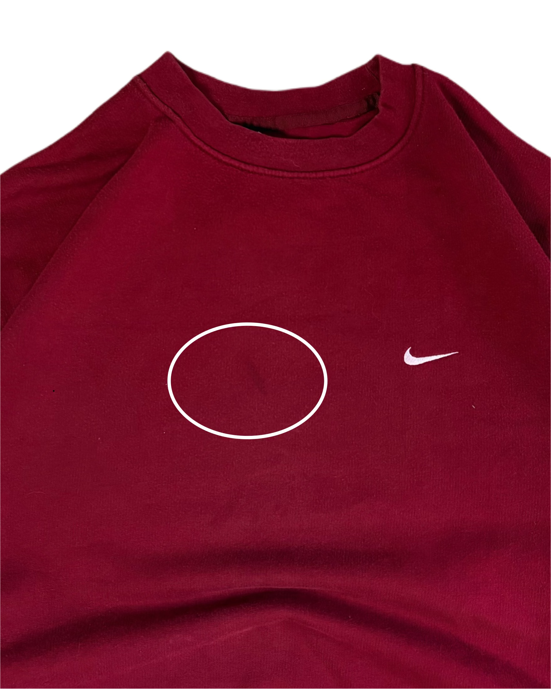 Nike Crewneck Burgudy (L) - Gods Thrift Athens