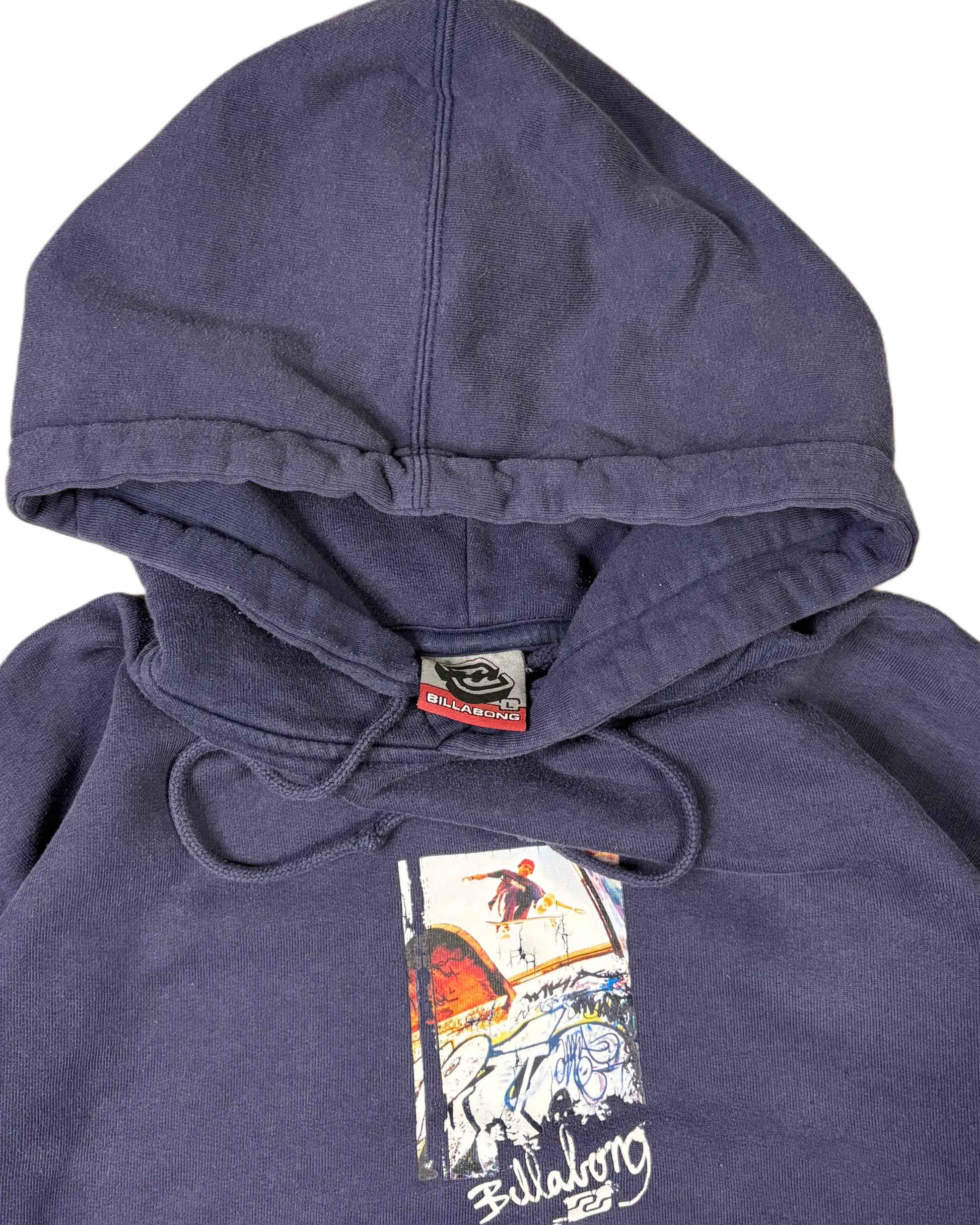 Vintage Billabong Hoodie Navy Blue (L)