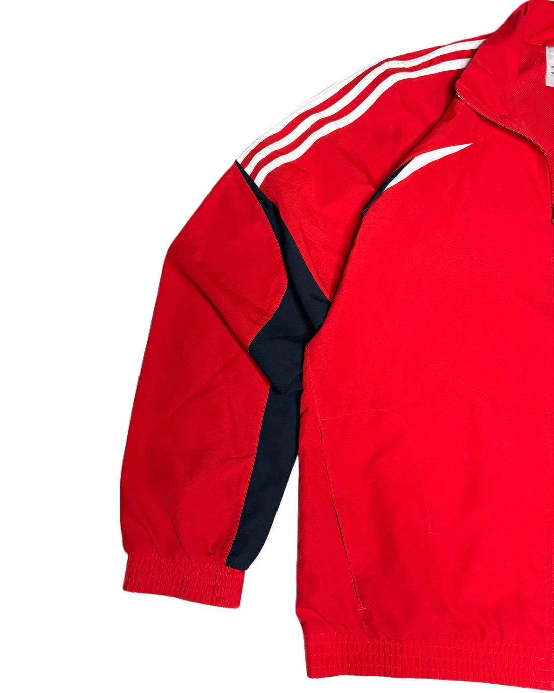Vintage Adidas Sports Jacket Red (M) - Gods Thrift Athens
