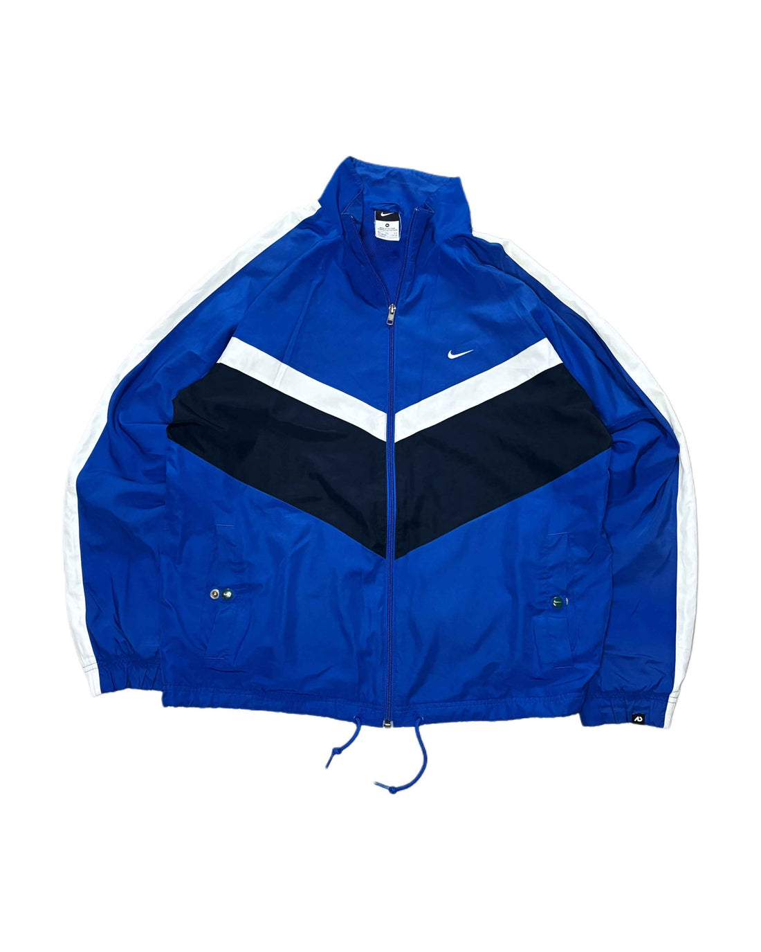 Vintage Nike Windbreaker Jacket Electric Blue (XL) - Gods Thrift Athens