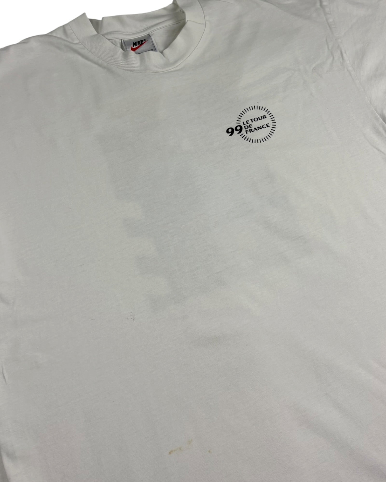 Vintage 1999 Nike Tour de France Tee | White | Size M