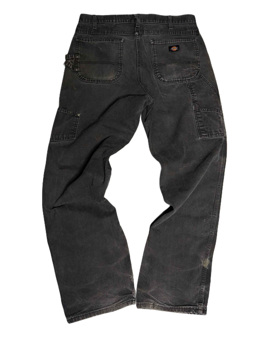 Dickies Thrashed Workpants Grey (W36 L34) - Gods Thrift Athens