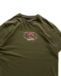 Vintage Rip Curl T-shirt Olive (S) - Gods Thrift Athens