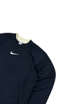 Vintage Nike Center Swoosh Crewneck Navy Blue (M) - Gods Thrift Athens