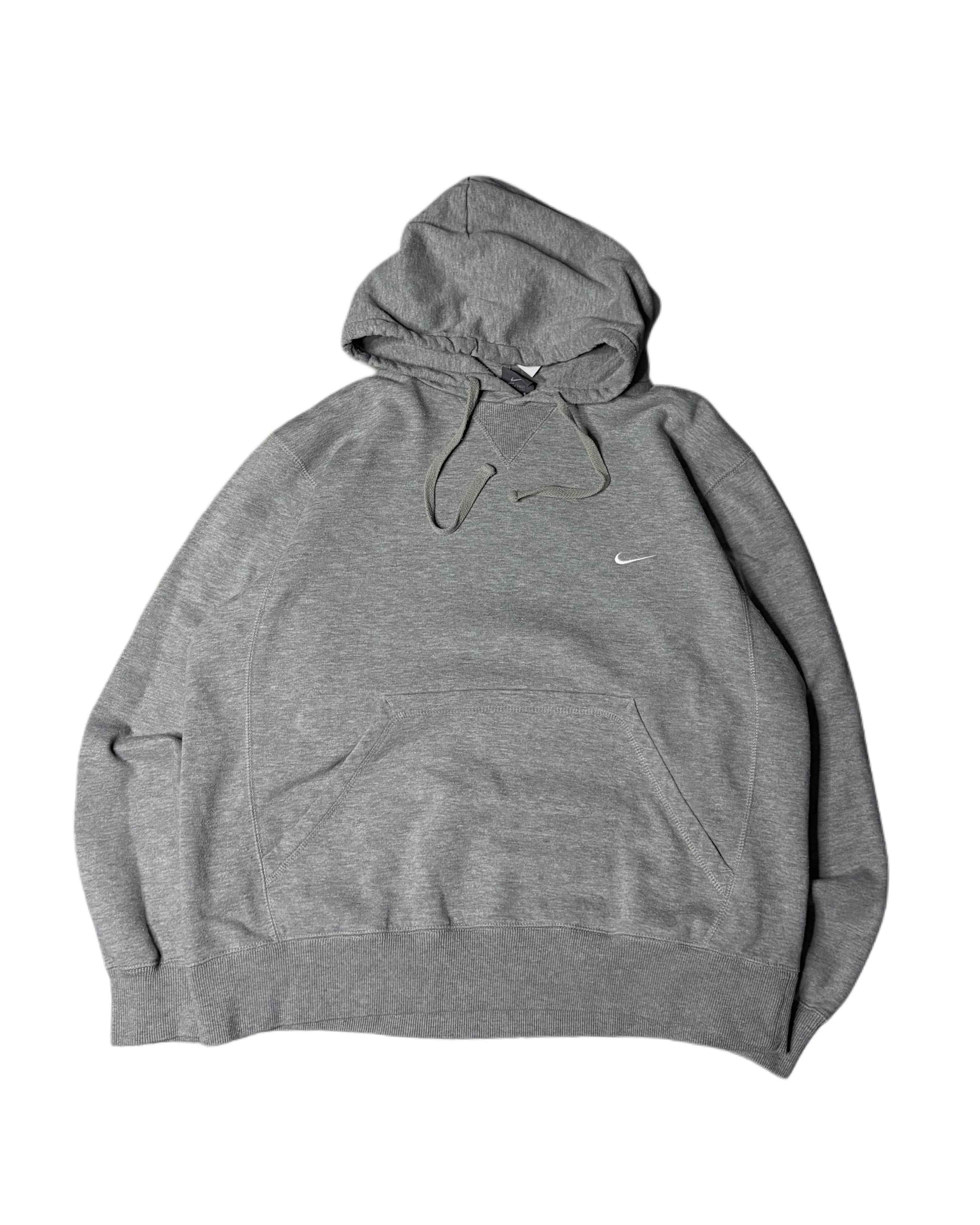 Vintage Nike Hoodie Grey (L) - Gods Thrift Athens