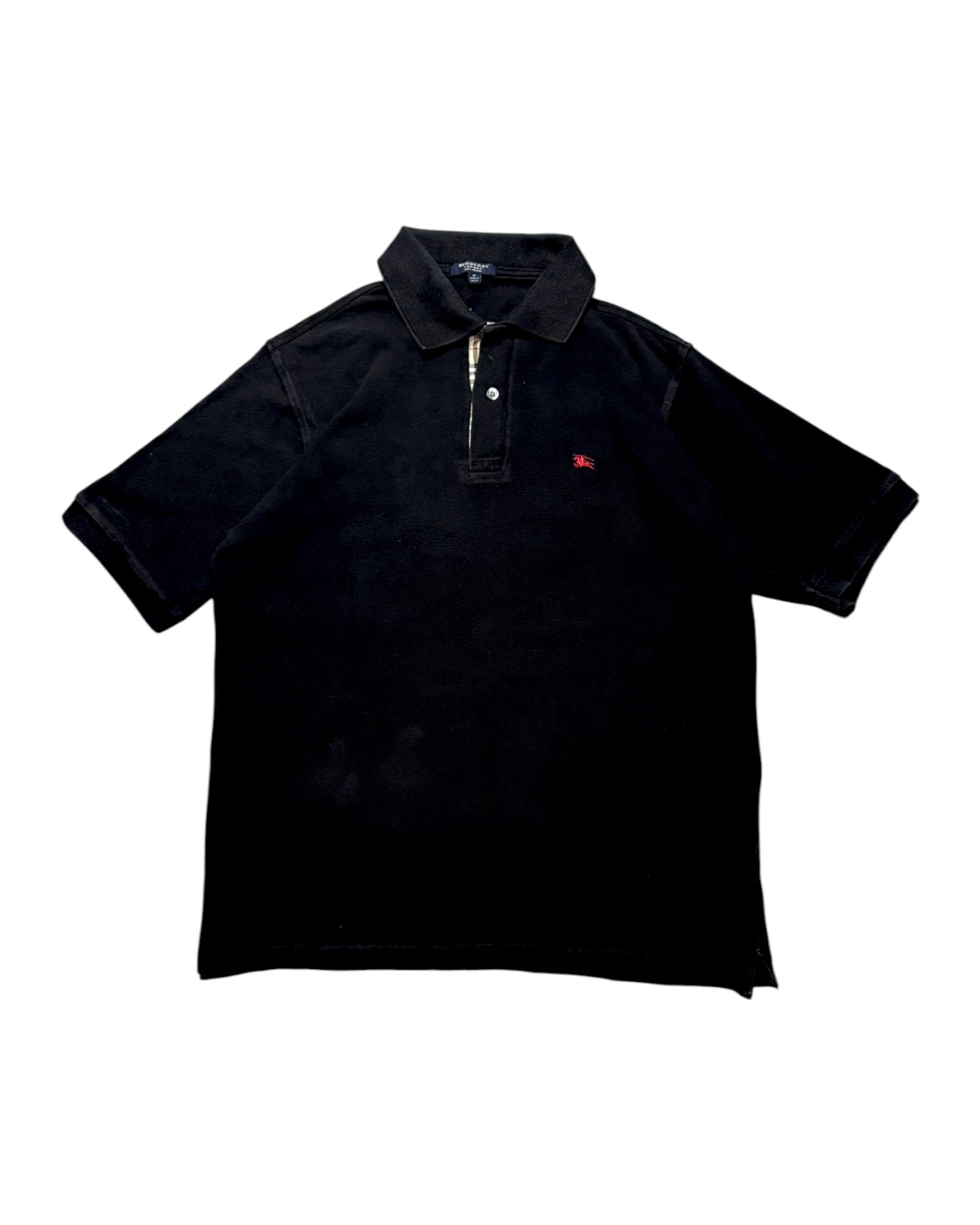 Vintage 2000s Burberry Polo | Black | Size M | Made in UK