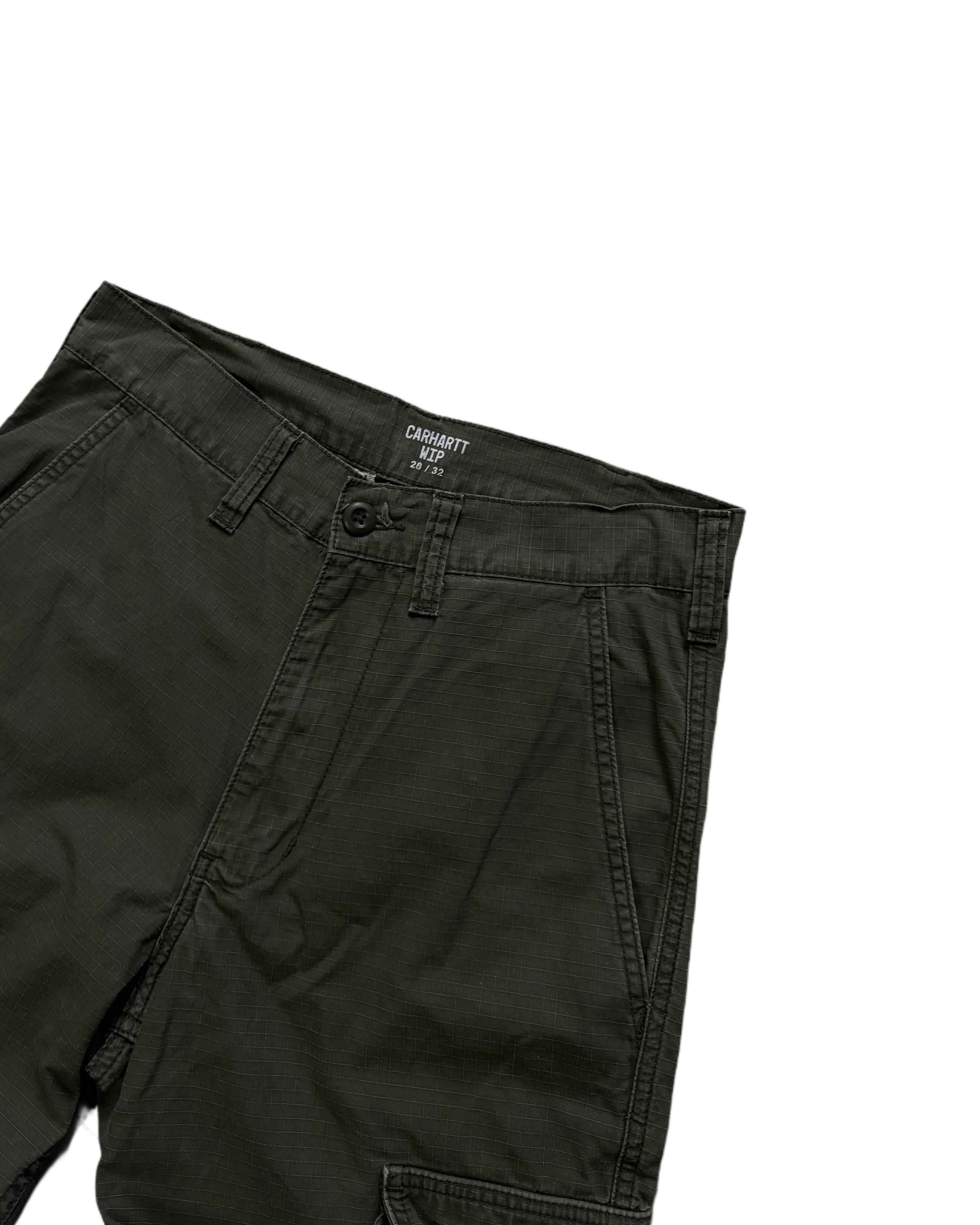 Vintage Carhartt Cargo Pants  Oxford Green (W28 L32) - Gods Thrift Athens
