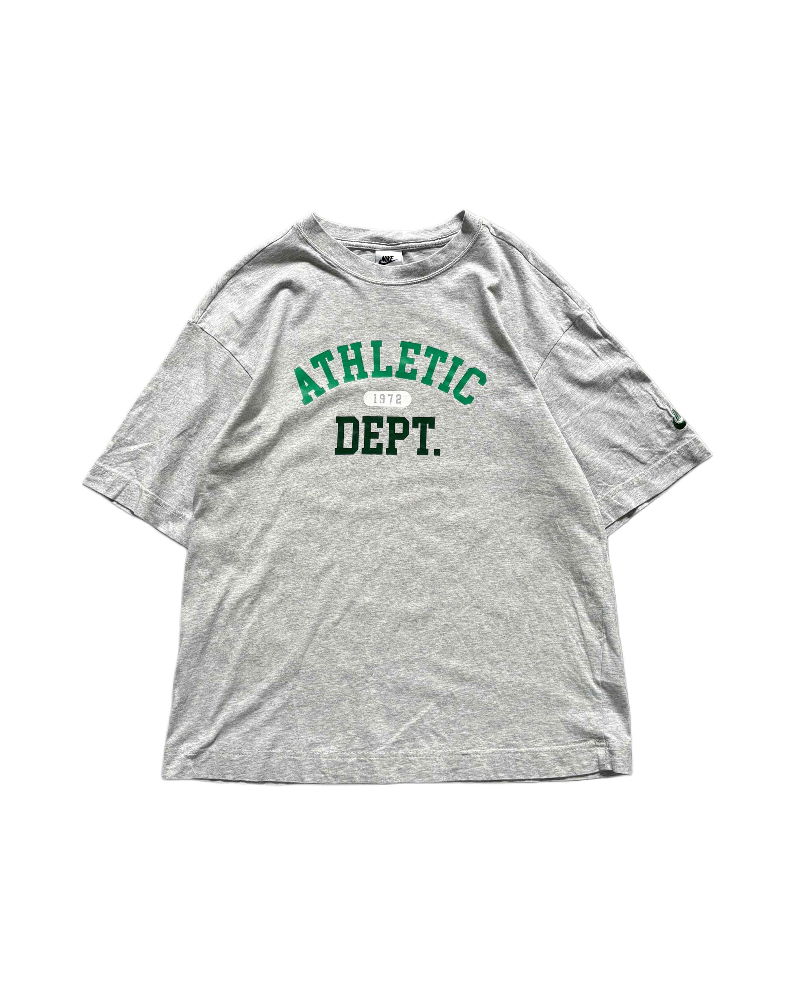 Boxy Nike T-shirt Grey Marl (M) - Gods Thrift Athens