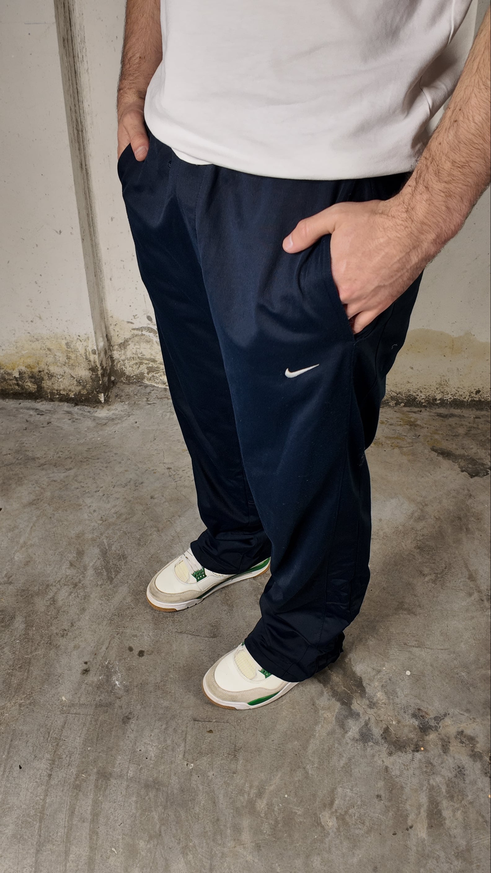 Vintage Nike Sweatpants Navy Blue (M)