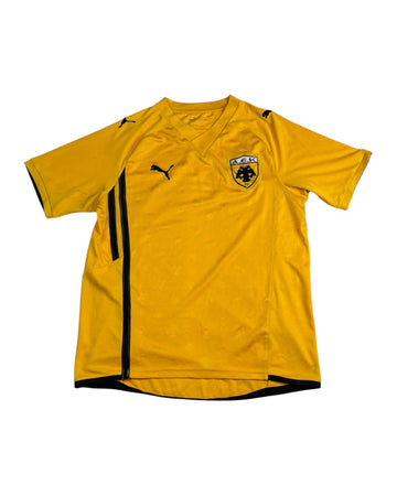 Vintage 2007 Puma x AEK Athens Football Jersey | Yellow | Size M