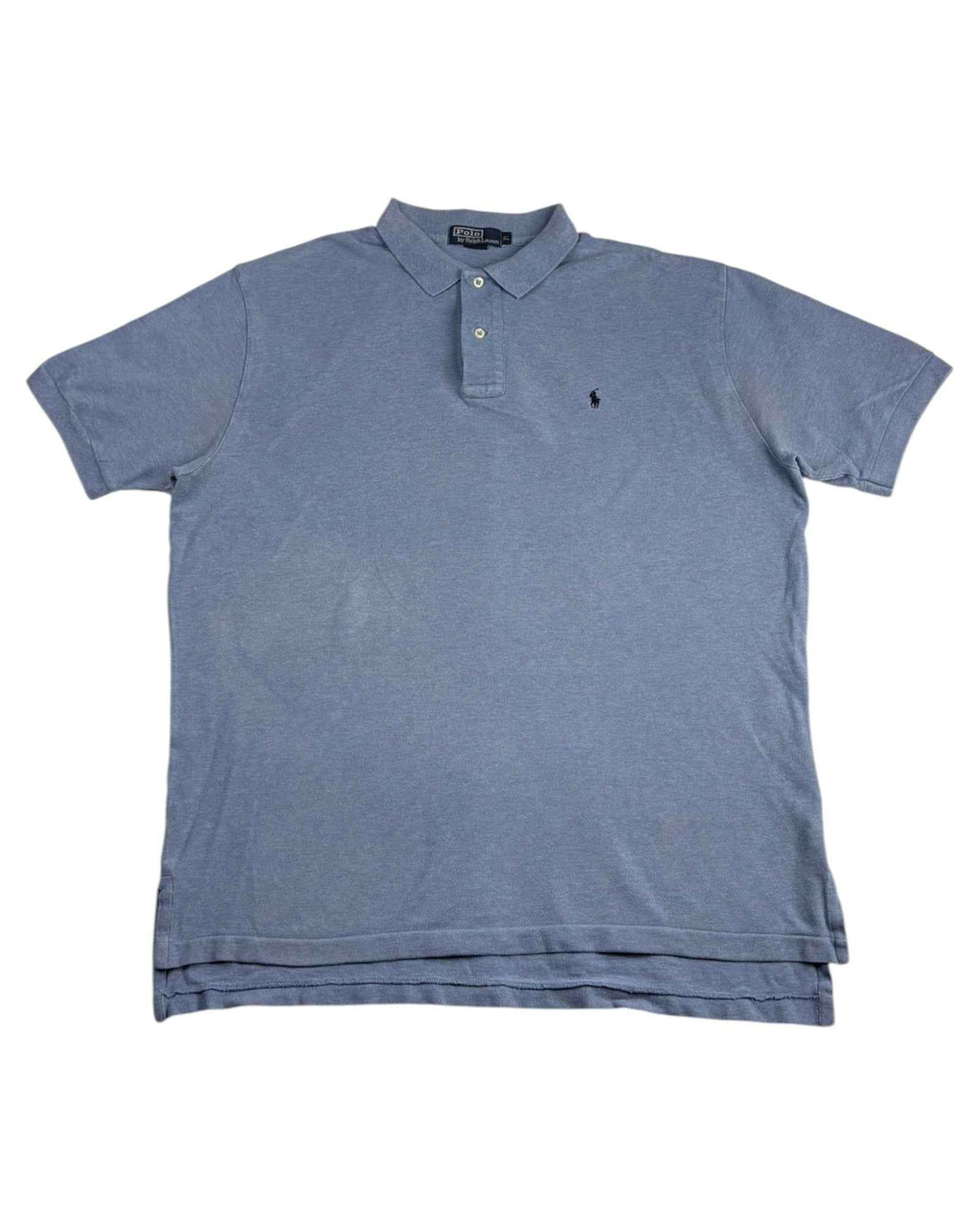 Vintage Ralph Lauren Floral Polo | Baby Blue | Size XL | Grade B