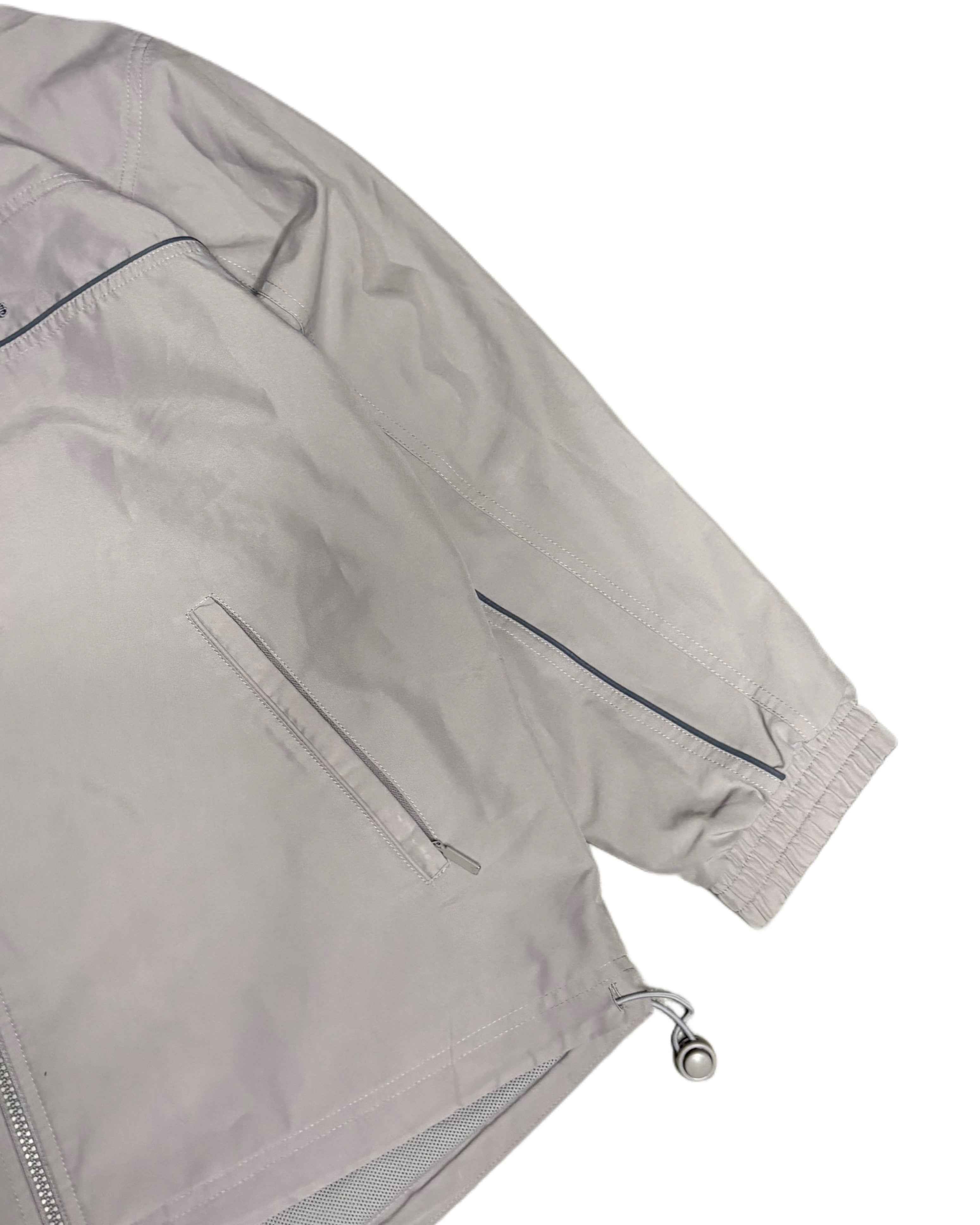Vintage Adidas Sports Jacket Grey (M) - Gods Thrift Athens
