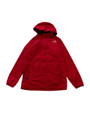 North Face trench coat Red (XL Youth) - Gods Thrift Athens