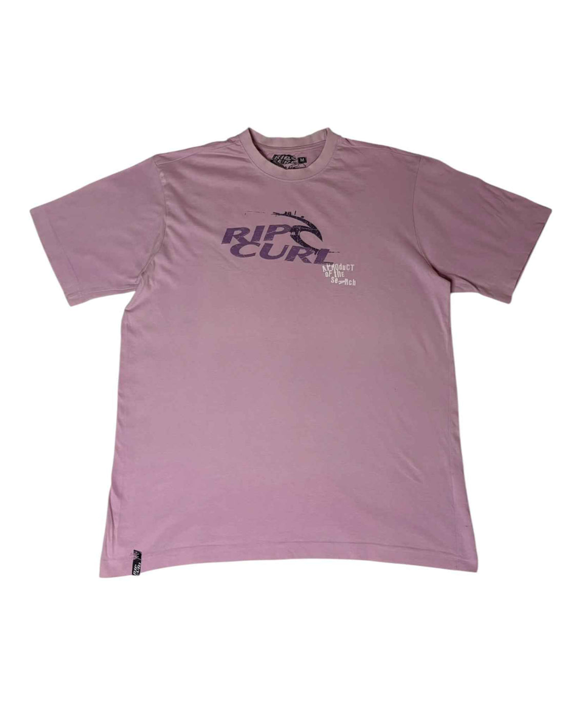 Vintage 2000s Rip Curl Sample Tee | Baby Pink | Size M