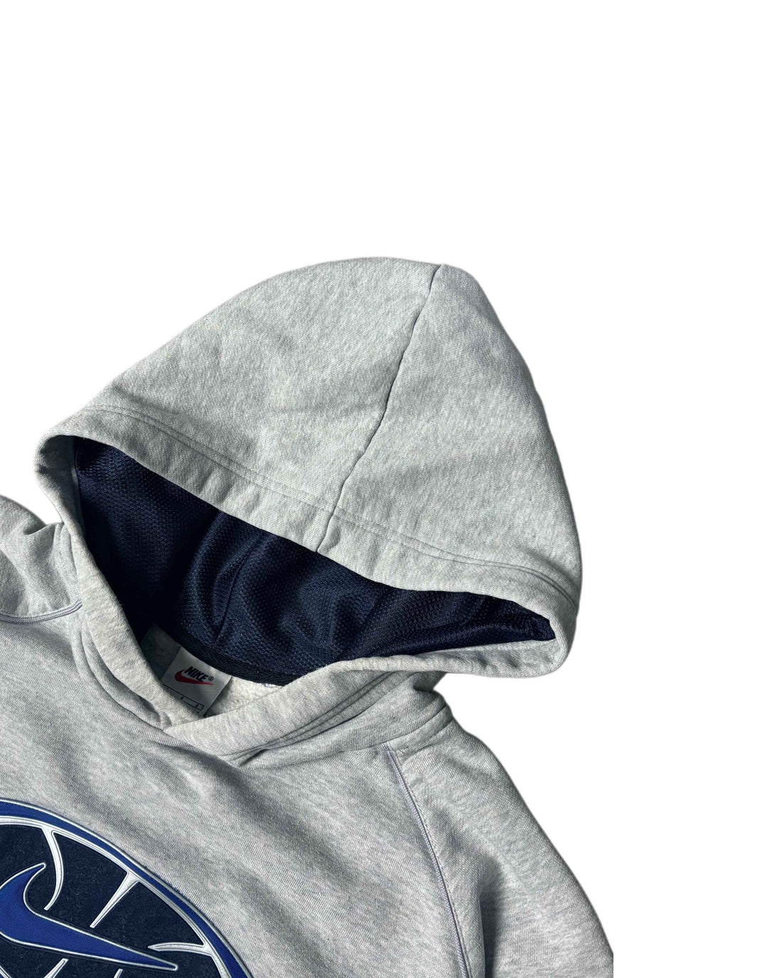 90s Nike Basketball Hoodie Grey (L) - Gods Thrift Athens