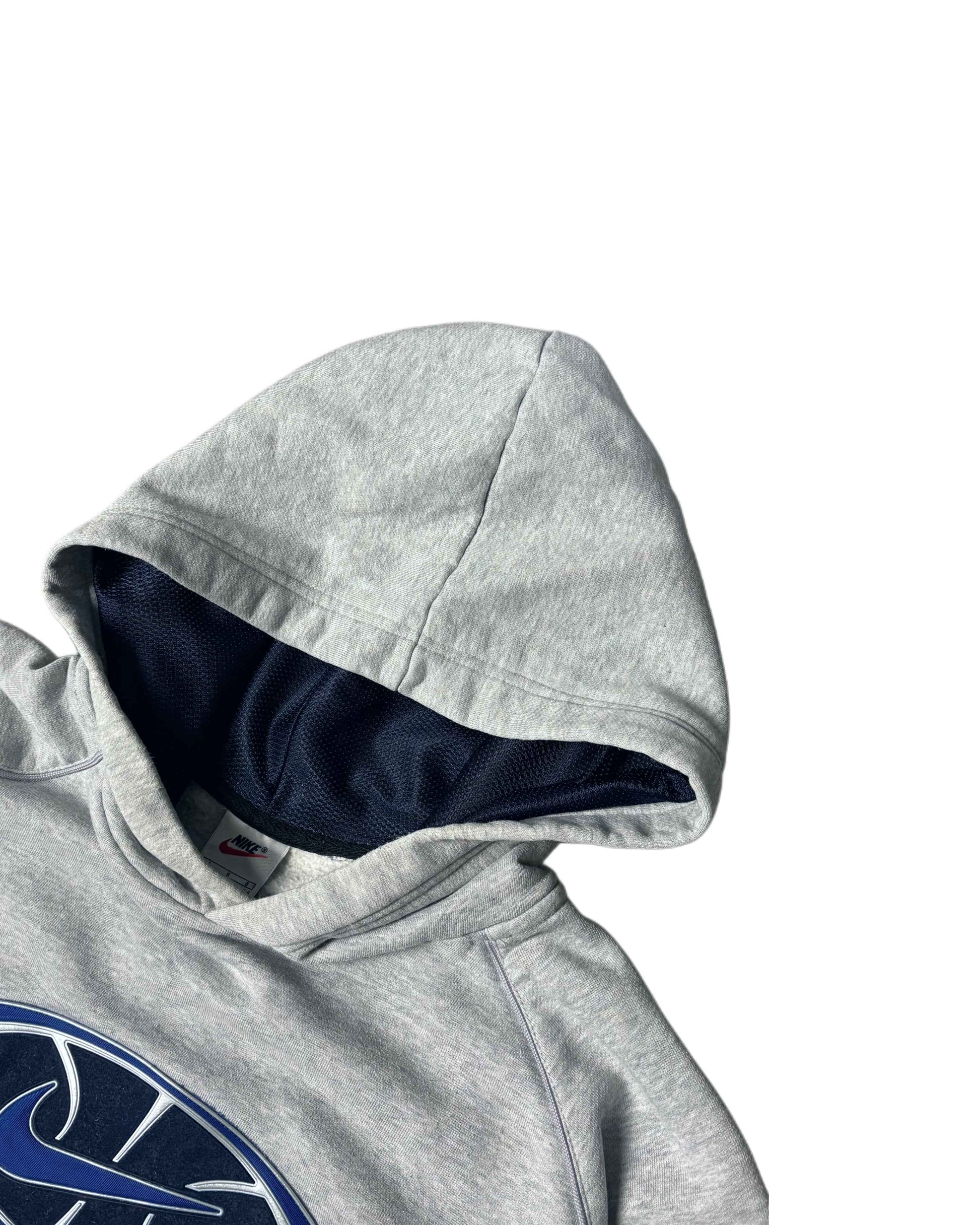 90s Nike Basketball Hoodie Grey (L) - Gods Thrift Athens