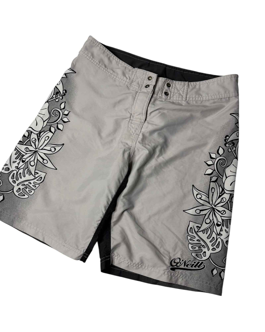 Vintage O'Neill Floral Board Shorts | Grey | Size S