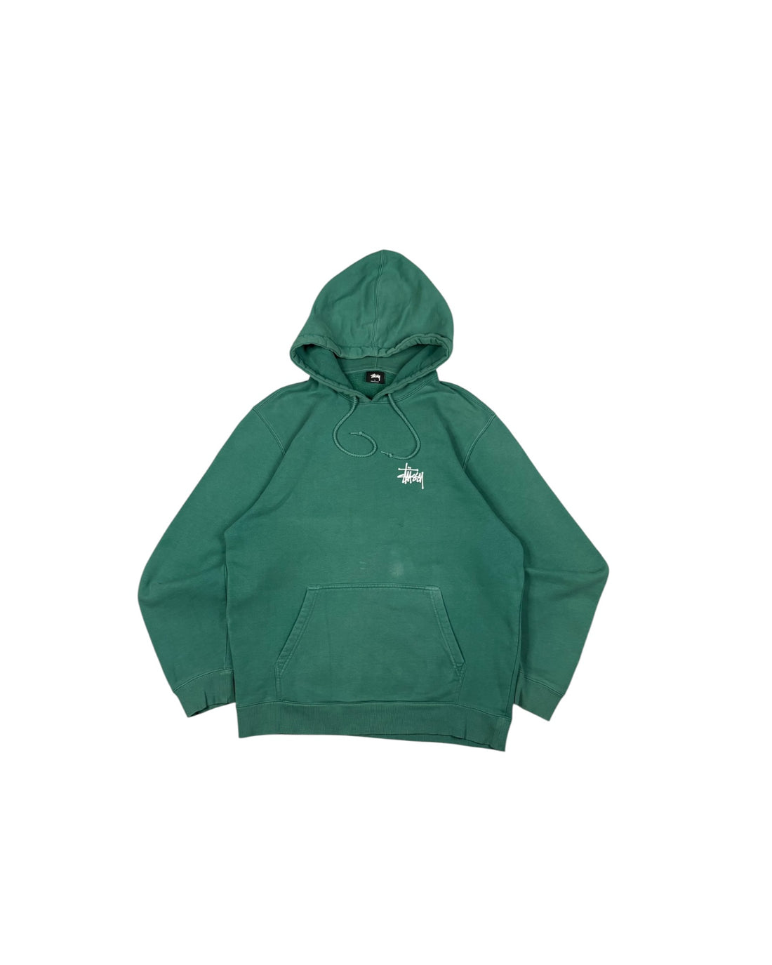 Vintage Stussy Hoodie | Green | Size L
